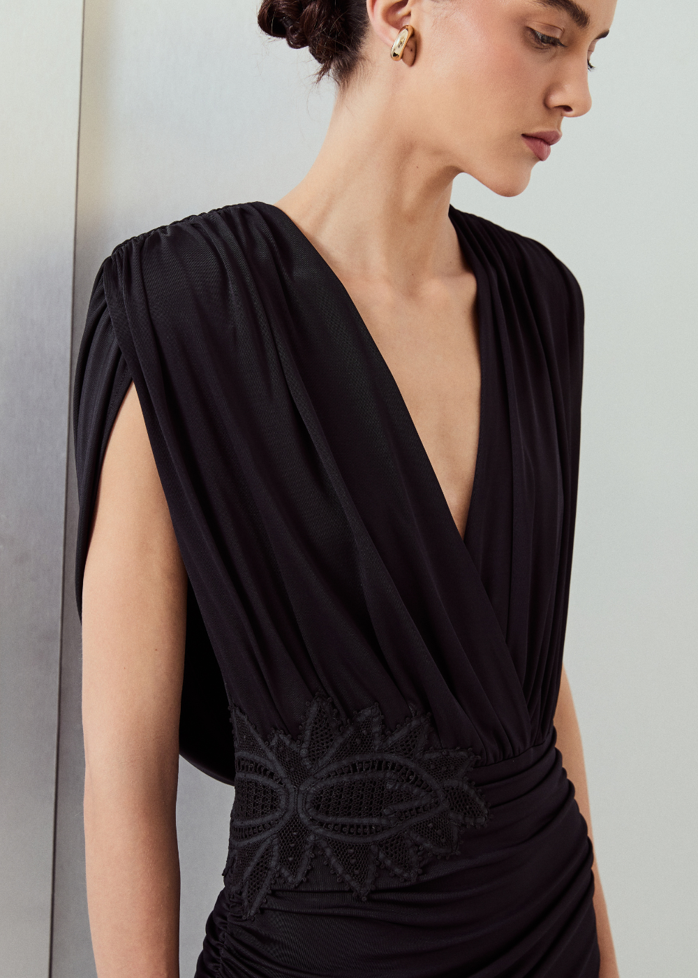 VESTIDO LONGO KALI PRETO