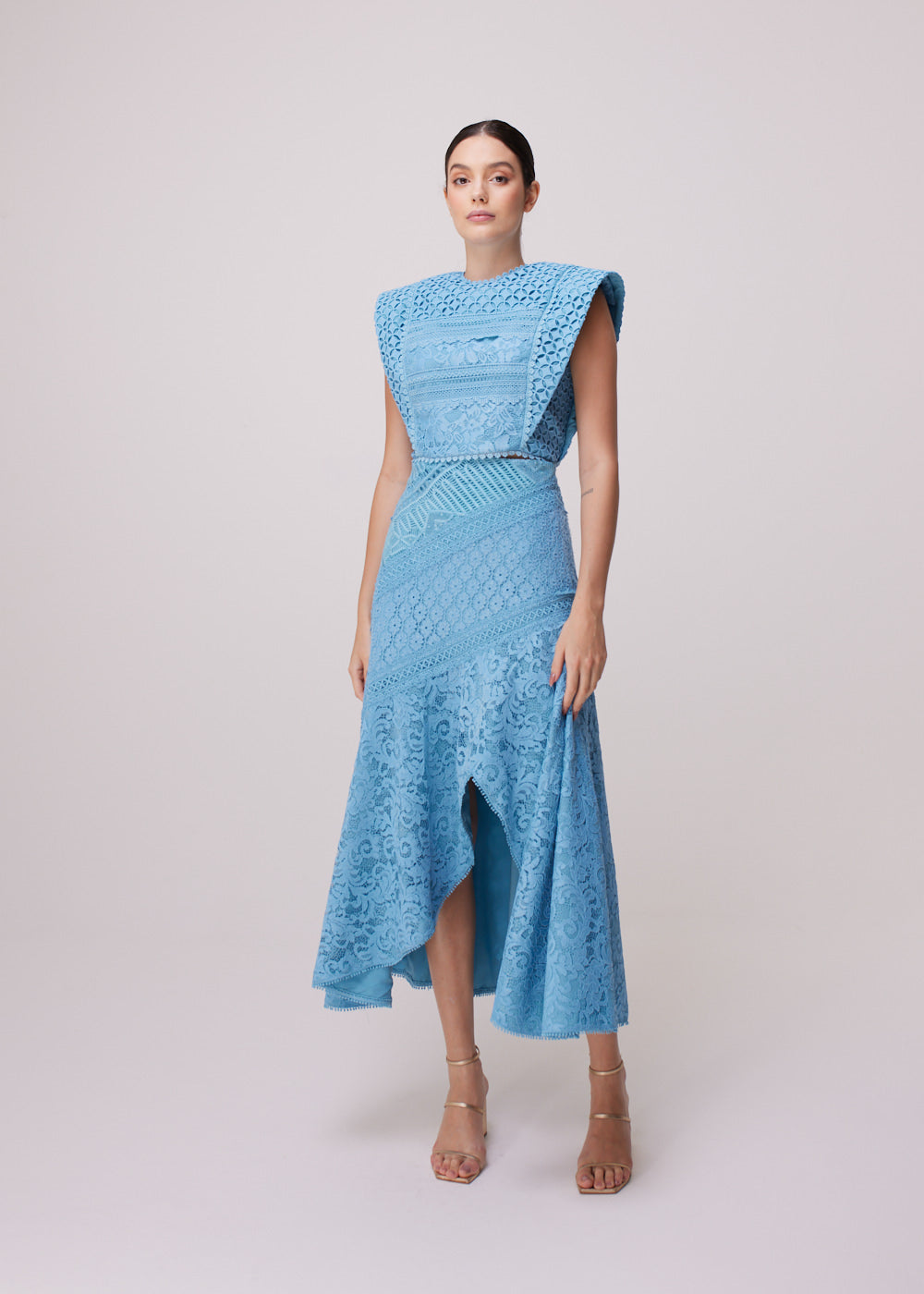 SAIA MIDI SABRINA AZUL LYCA