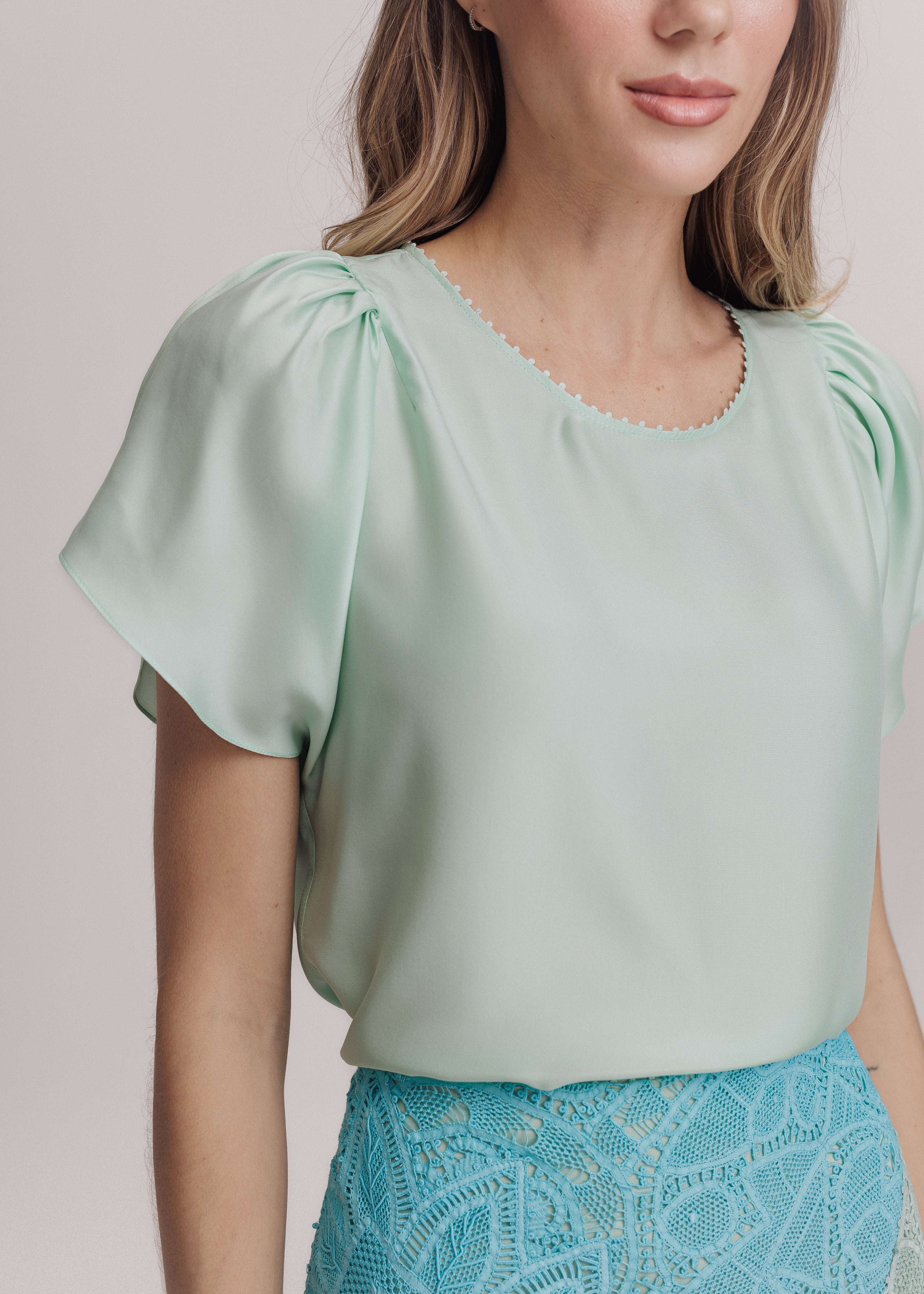 BLUSA GEORGINA VERDE AMALFI