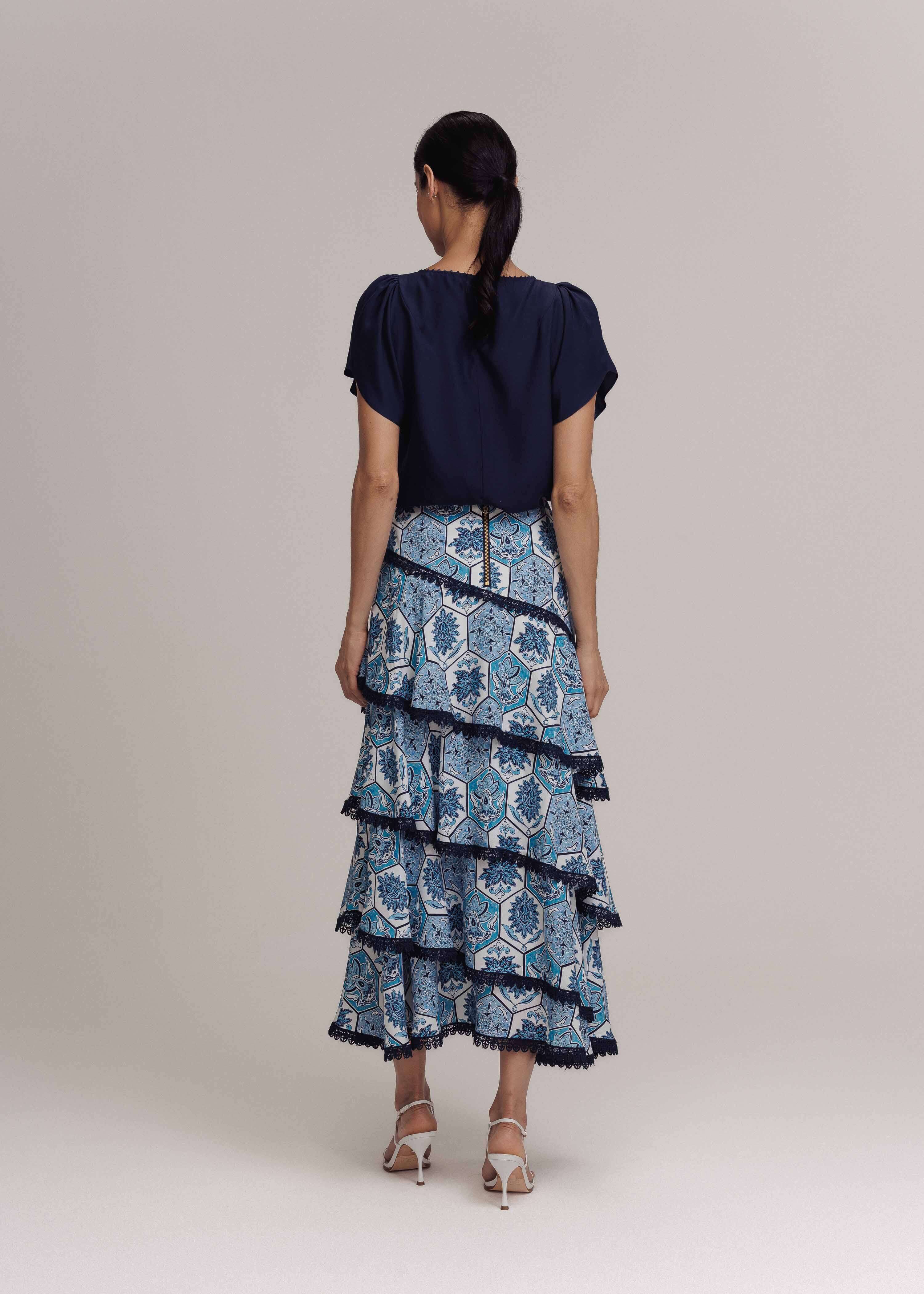 SAIA MIDI DAYSE ESTAMPA ORIGEM