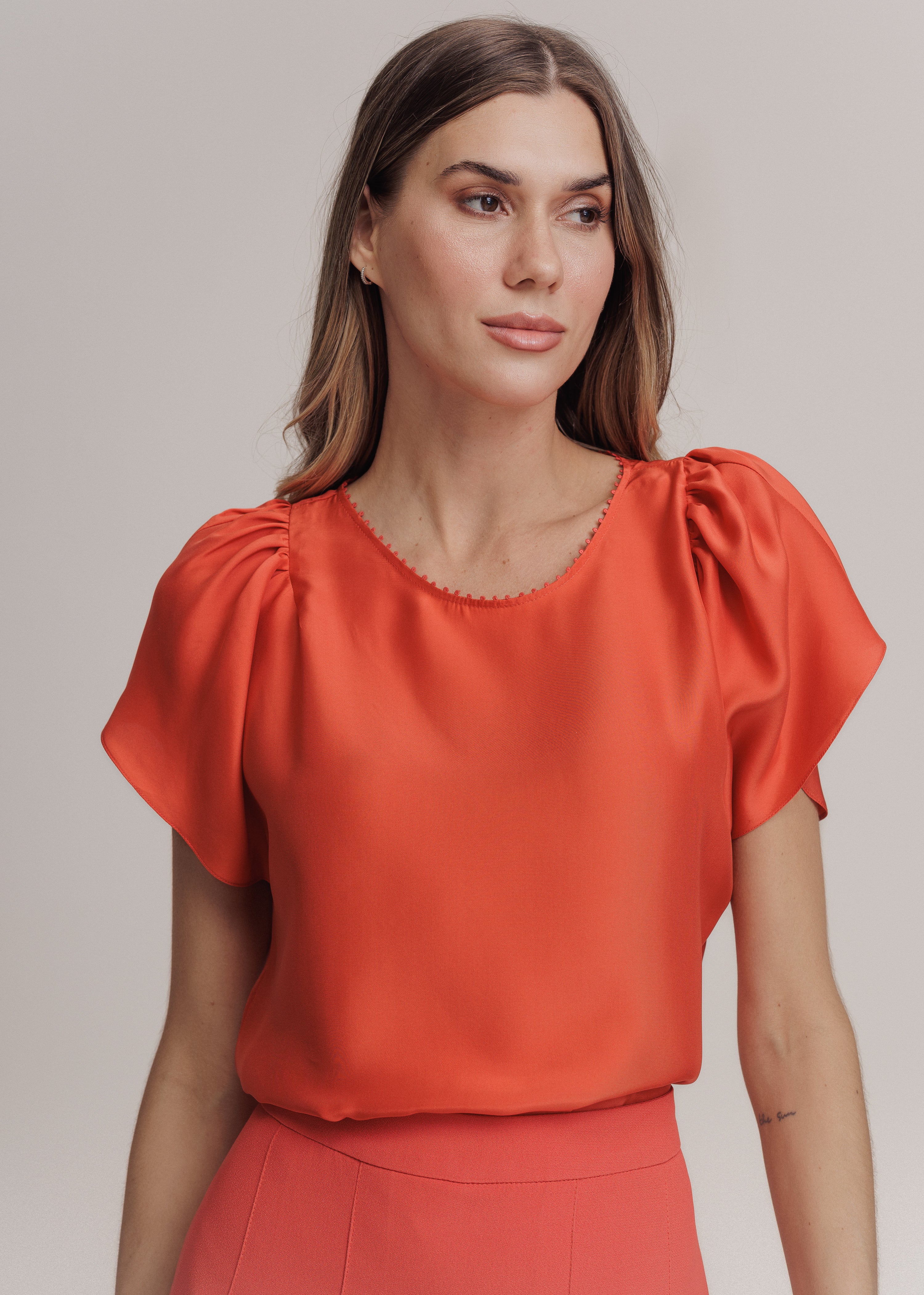 BLUSA GEORGINA PAPRICA