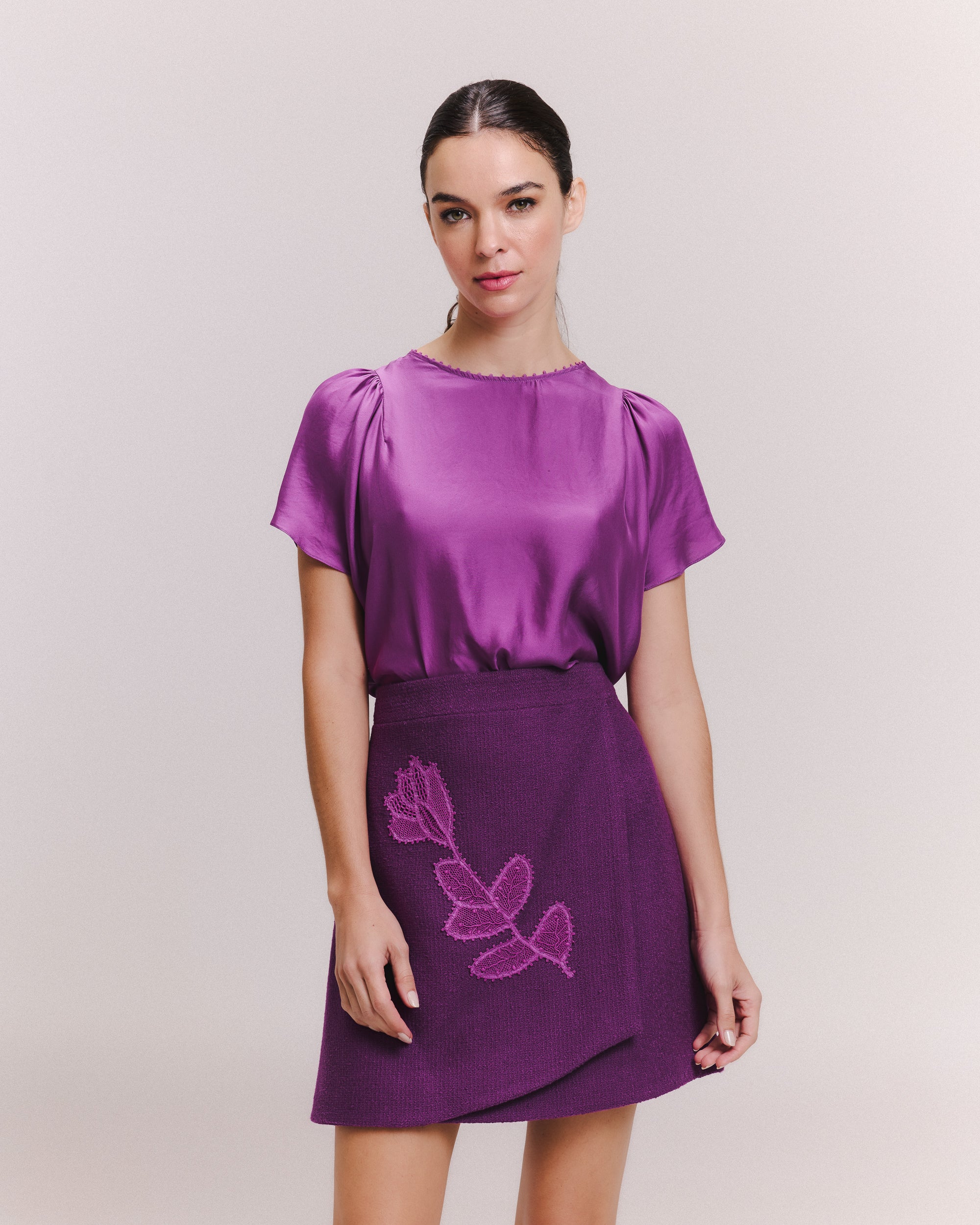 BLUSA GEORGINA ORQUIDEA