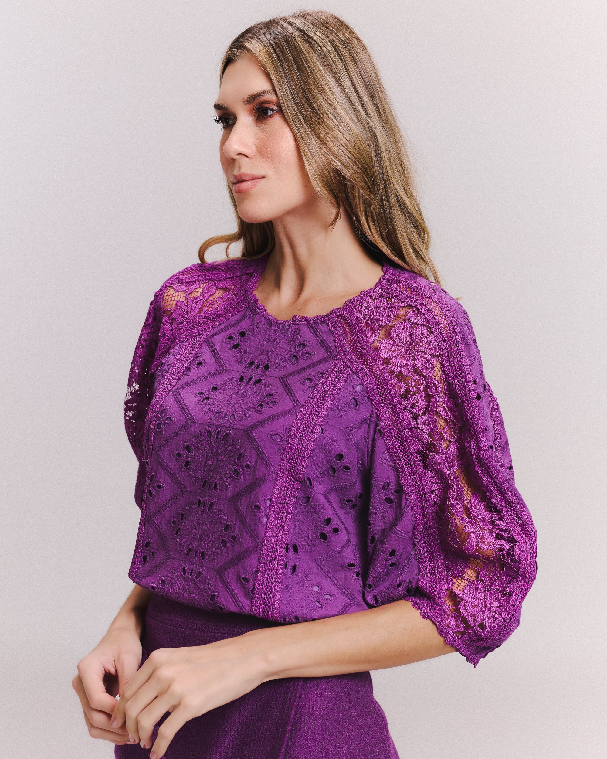 BLUSA BRIGITE ORQUIDEA