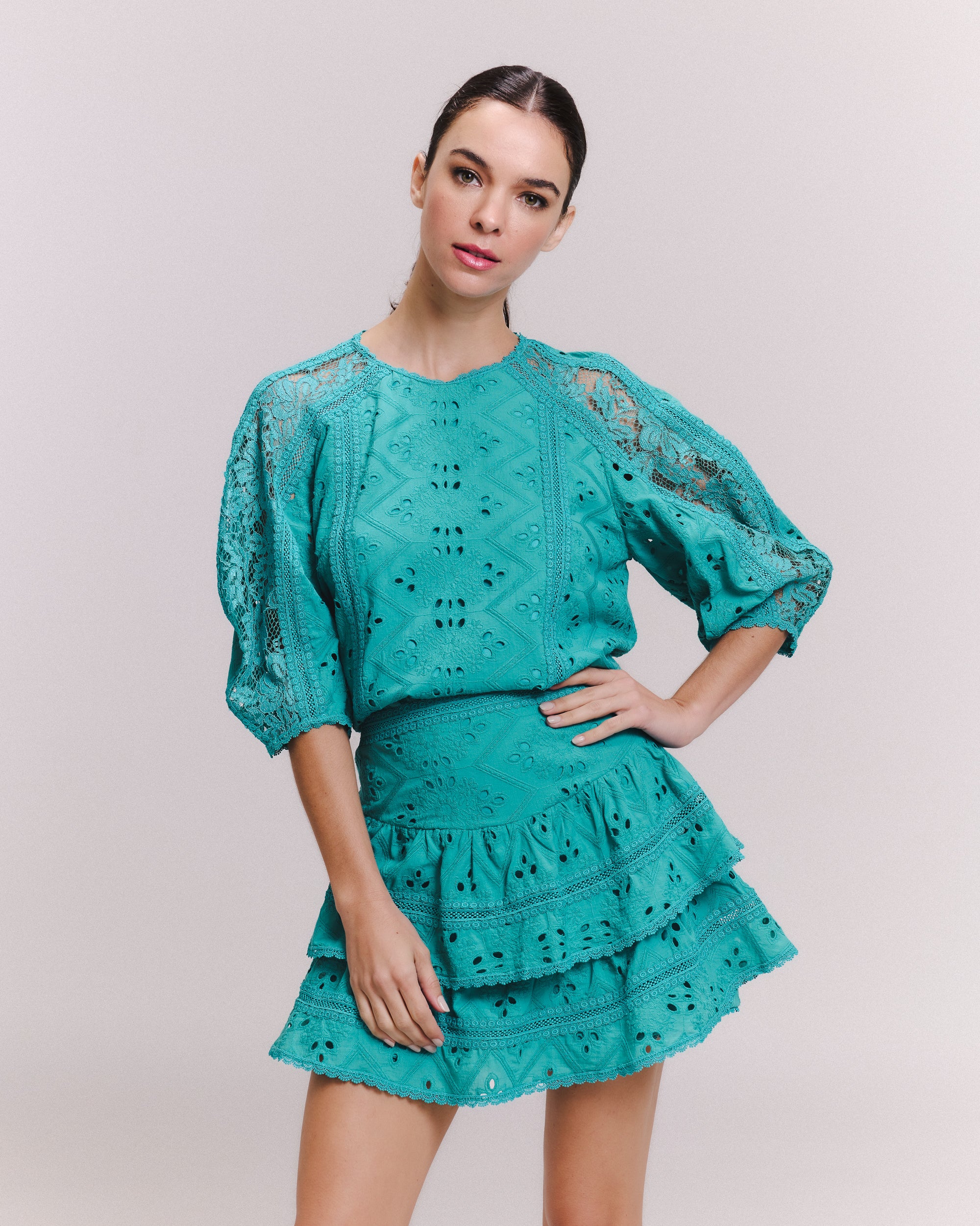 BLUSA BRIGITE VERDE ARCADIA
