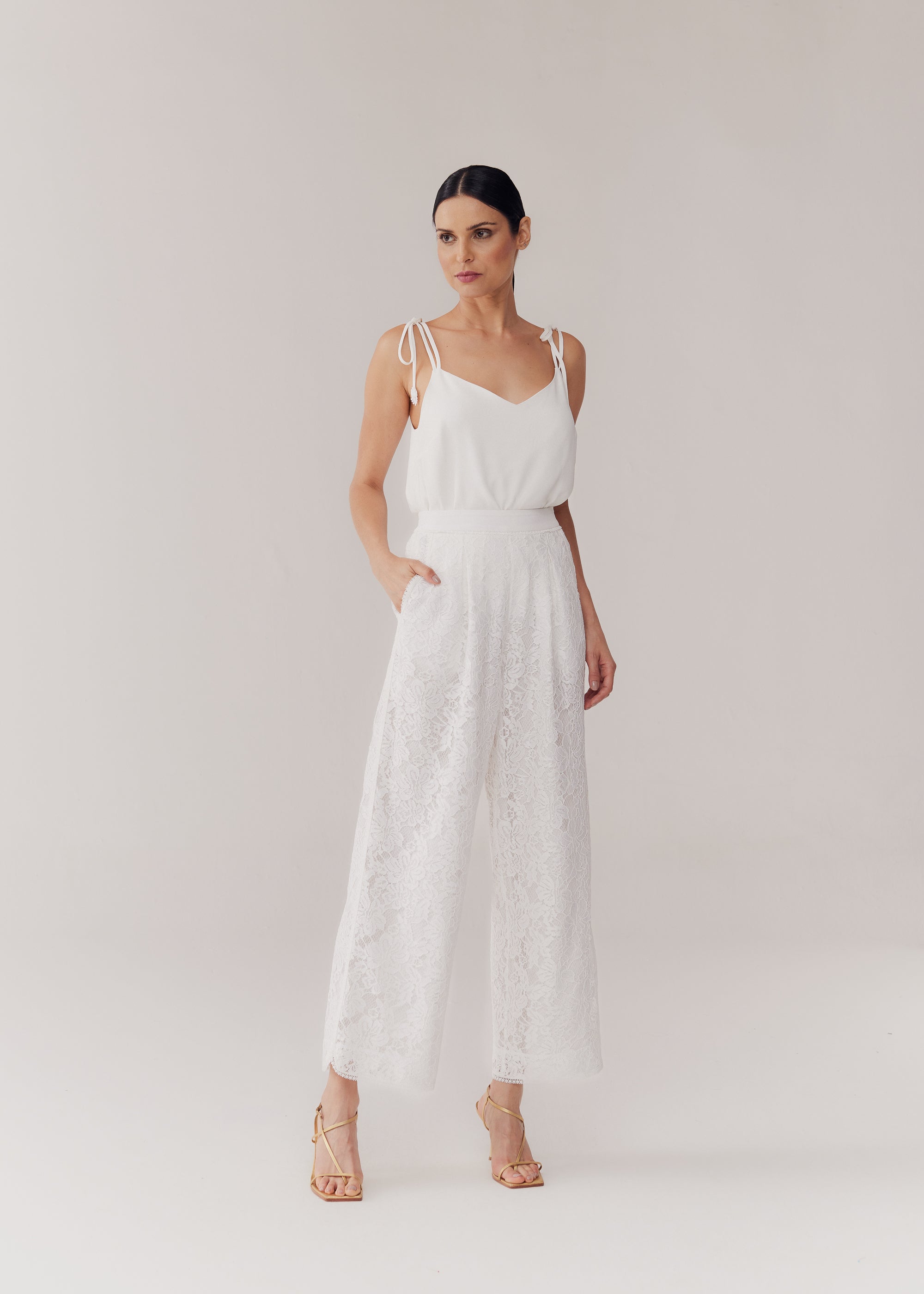 CALÇA HELENA OFF WHITE