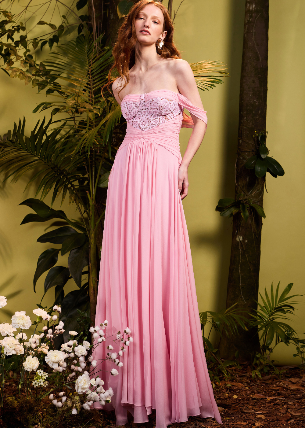 VESTIDO LONGO SHEILA ROSA DALIA
