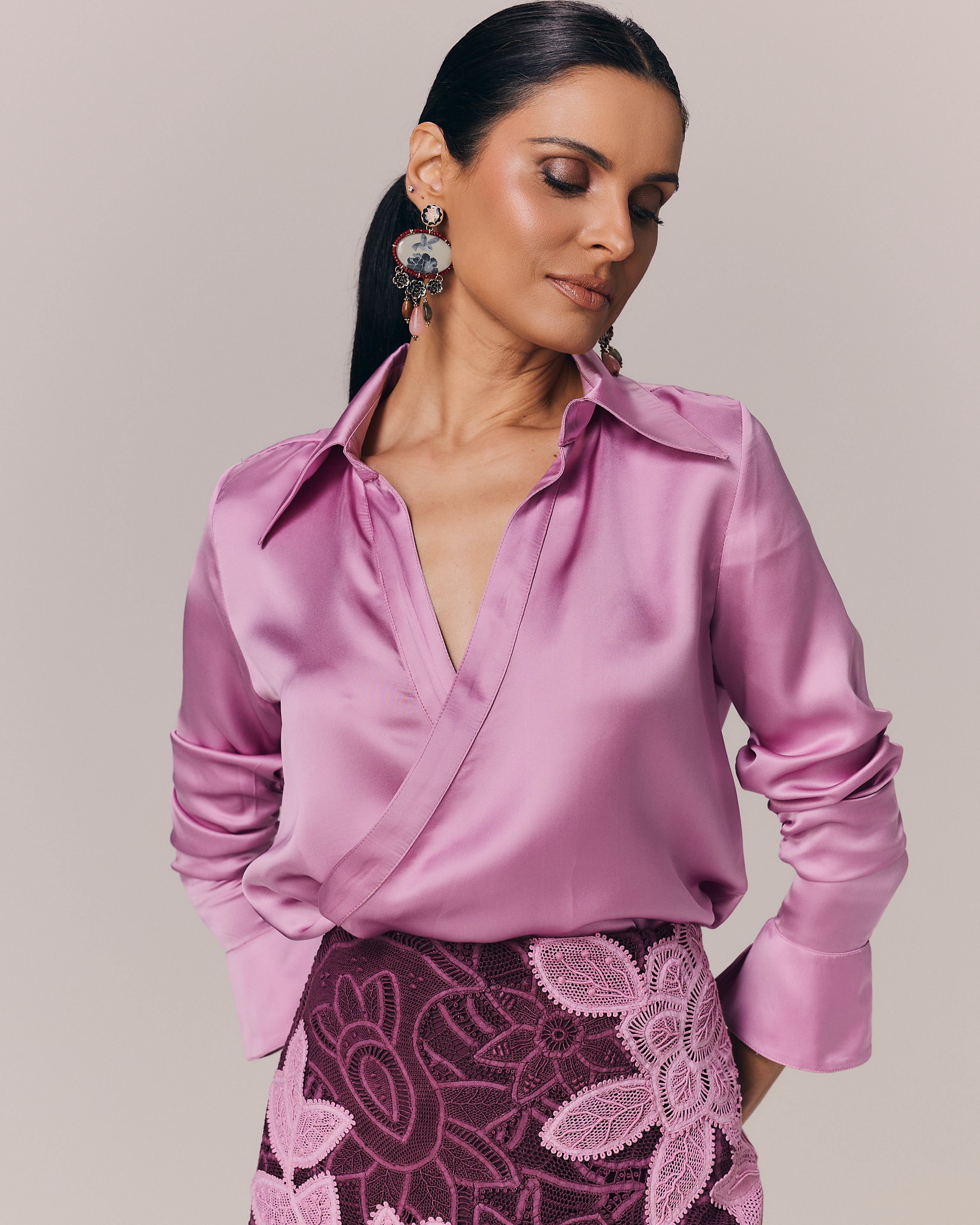 CAMISA ANDREA ROSA MALVA