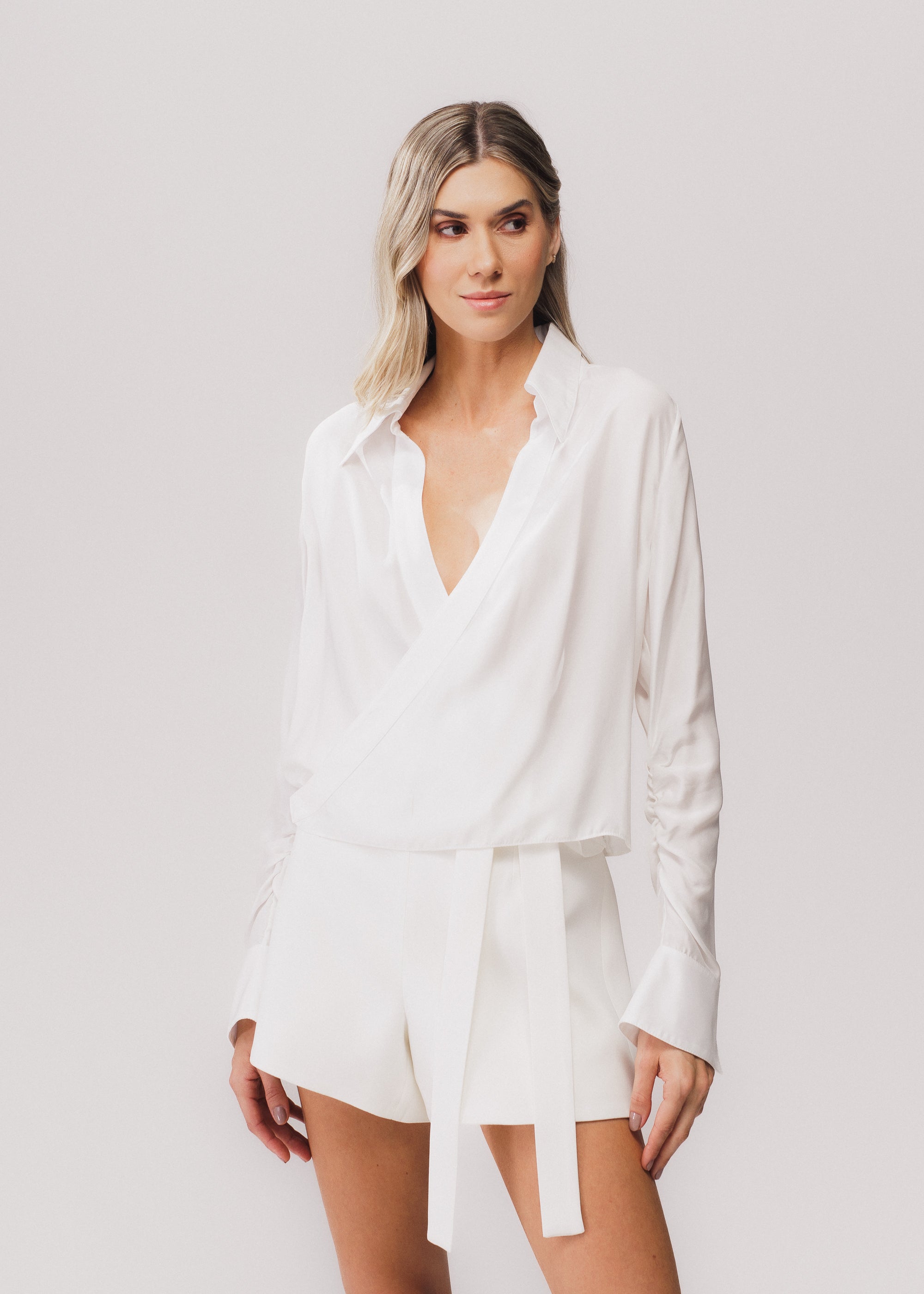 SHORT LORENA CREPE