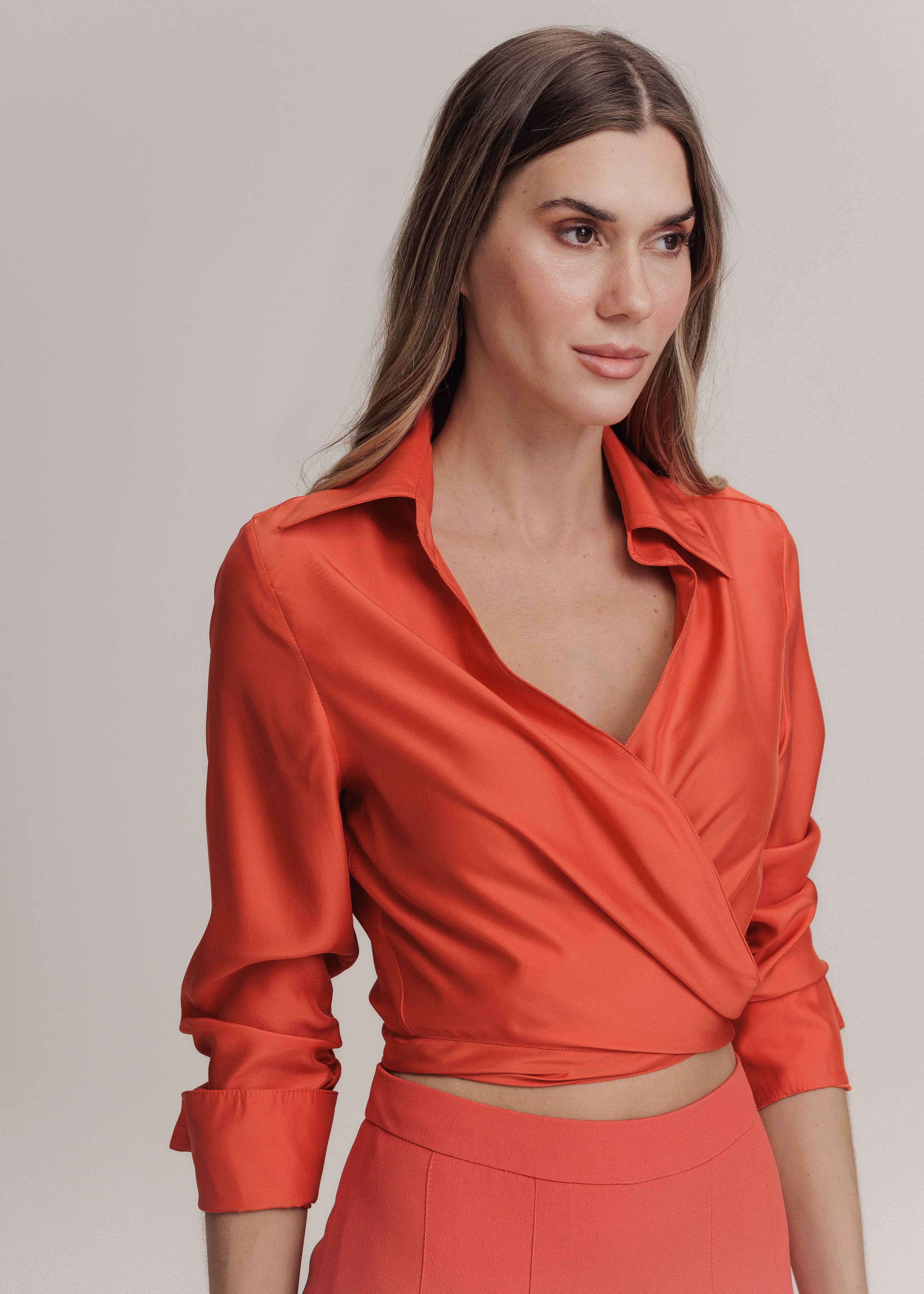 CAMISA NINA PAPRICA