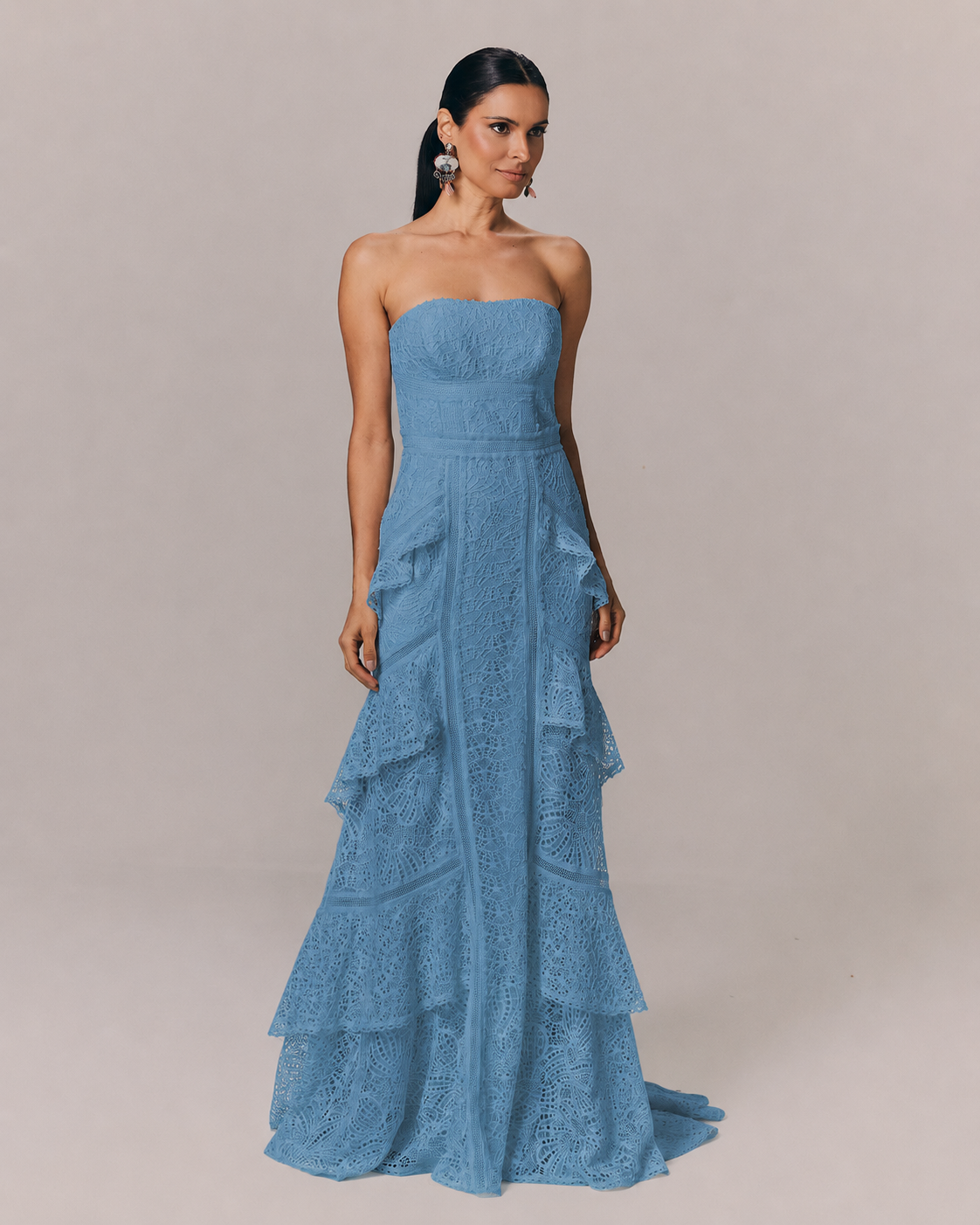 VESTIDO LONGO VIVIANE AZUL BOREAL