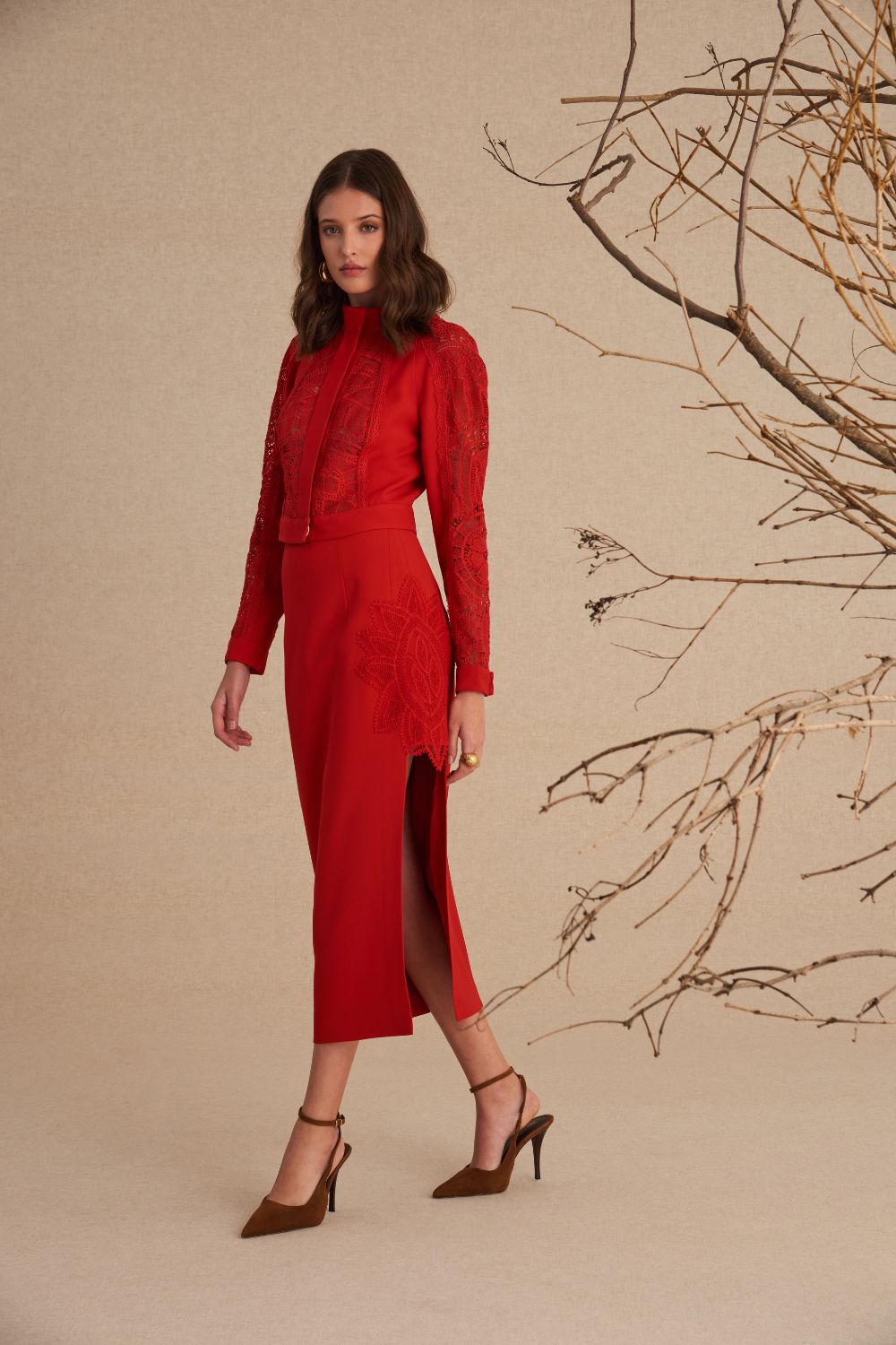 JAQUETA MILENA VERMELHO CARMIN