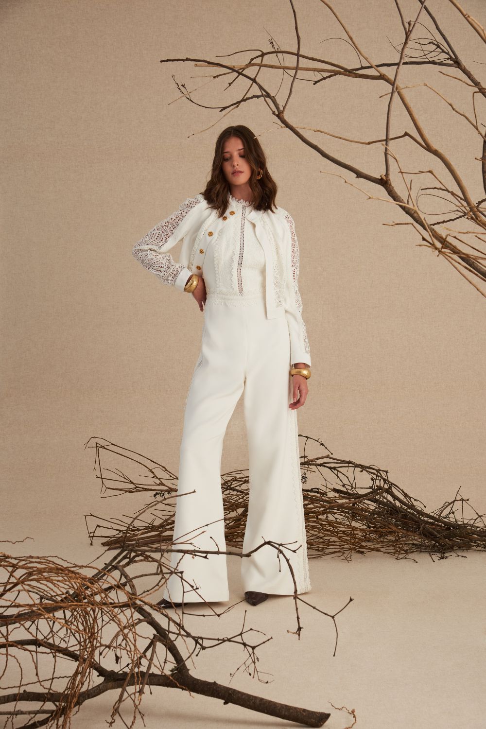 JAQUETA MILENA FRANCESA OFF WHITE
