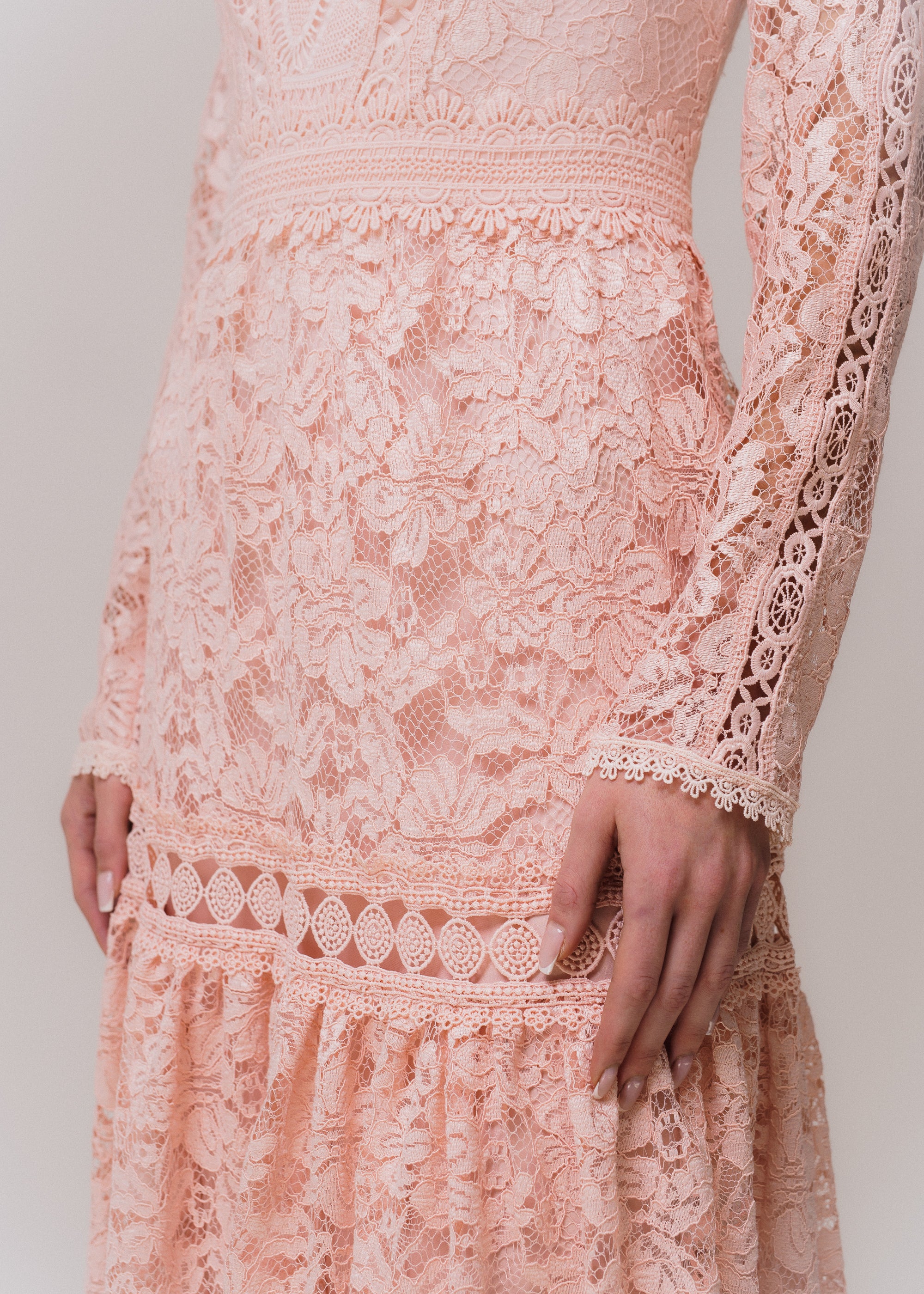 VESTIDO LONGO CARMIN ROSA VITORIA