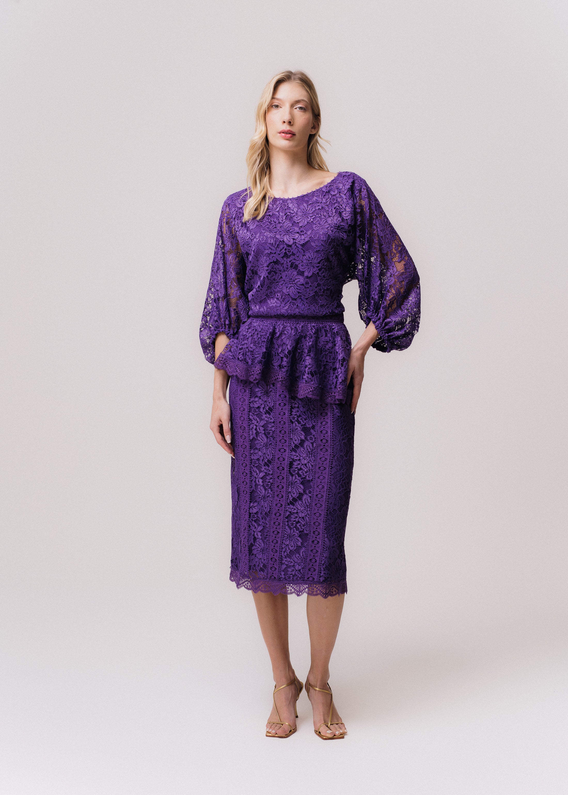 BLUSA SELMA SEM APLIQUE ROXO ELIZABETH