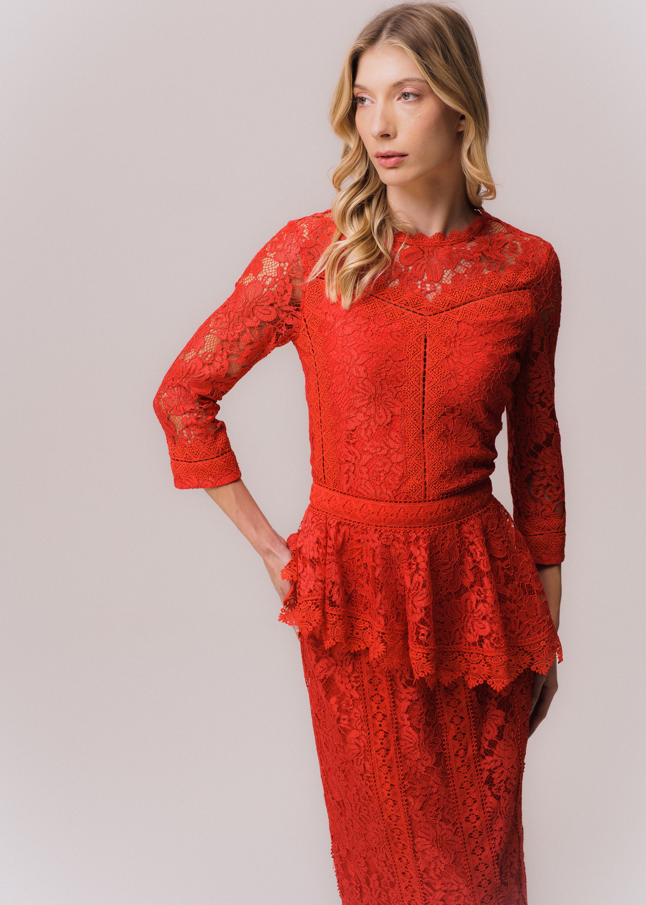 SAIA MIDI ALEX VERMELHO MARY