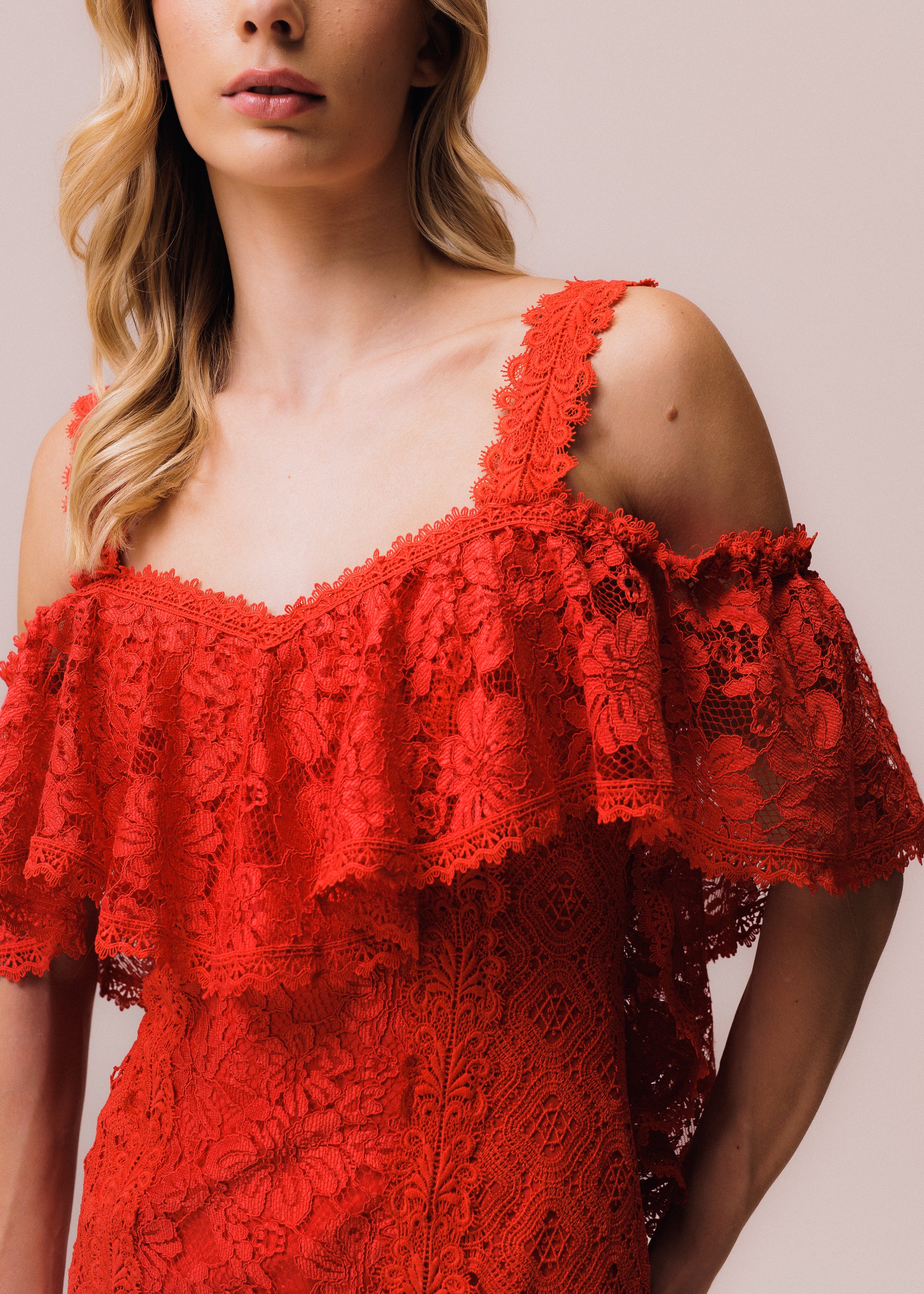 VESTIDO LONGO OLIVIA VERMELHO MARY