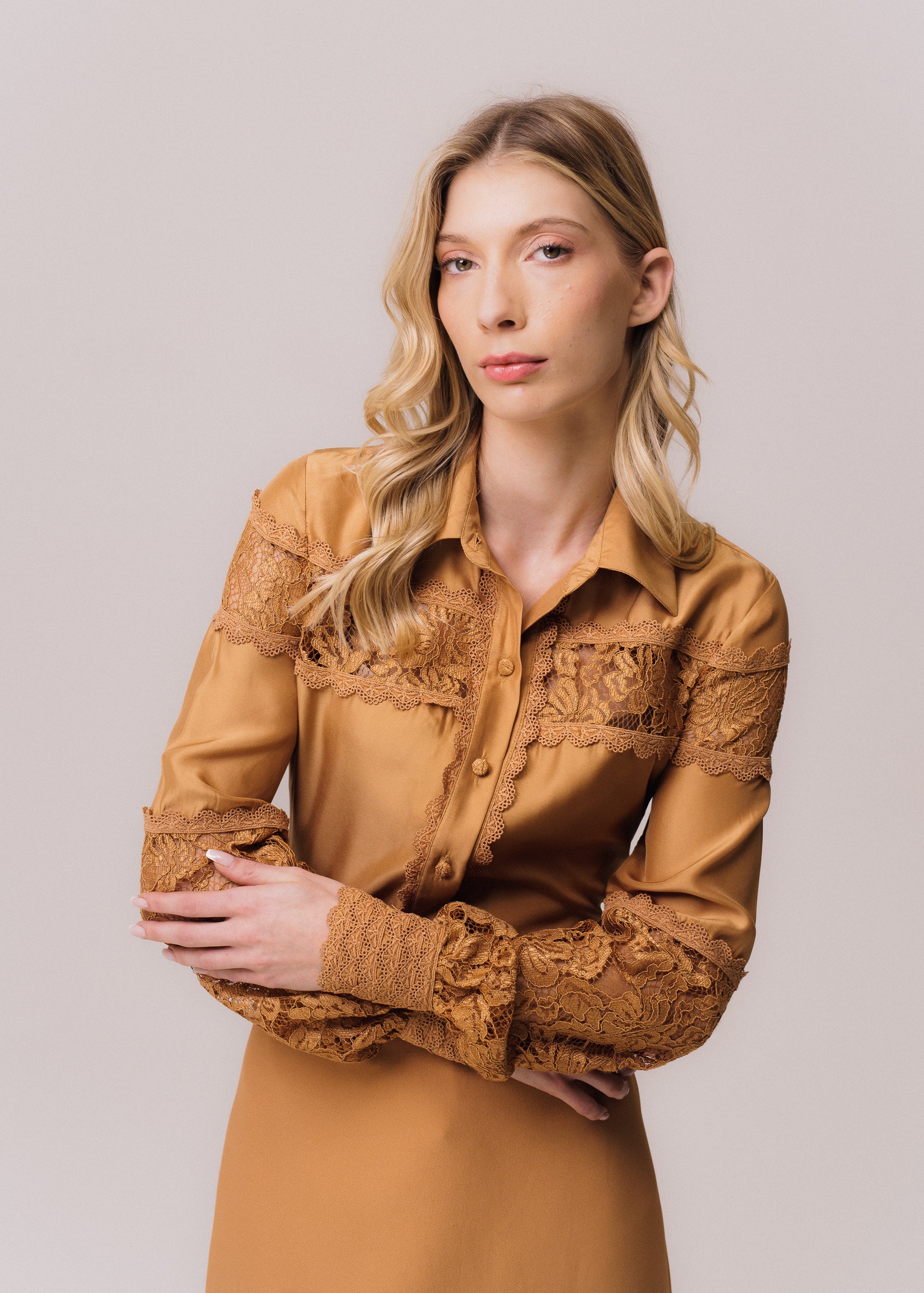 CAMISA TAYLOR PECAN ISABEL