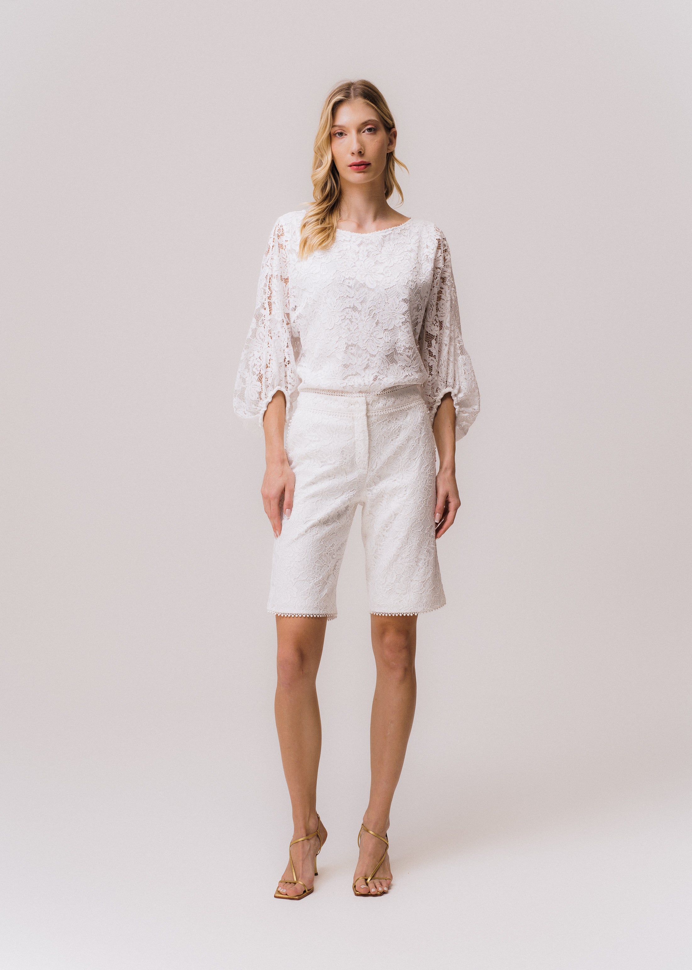 SHORTS BERMUDA PAMELA OFF WHITE