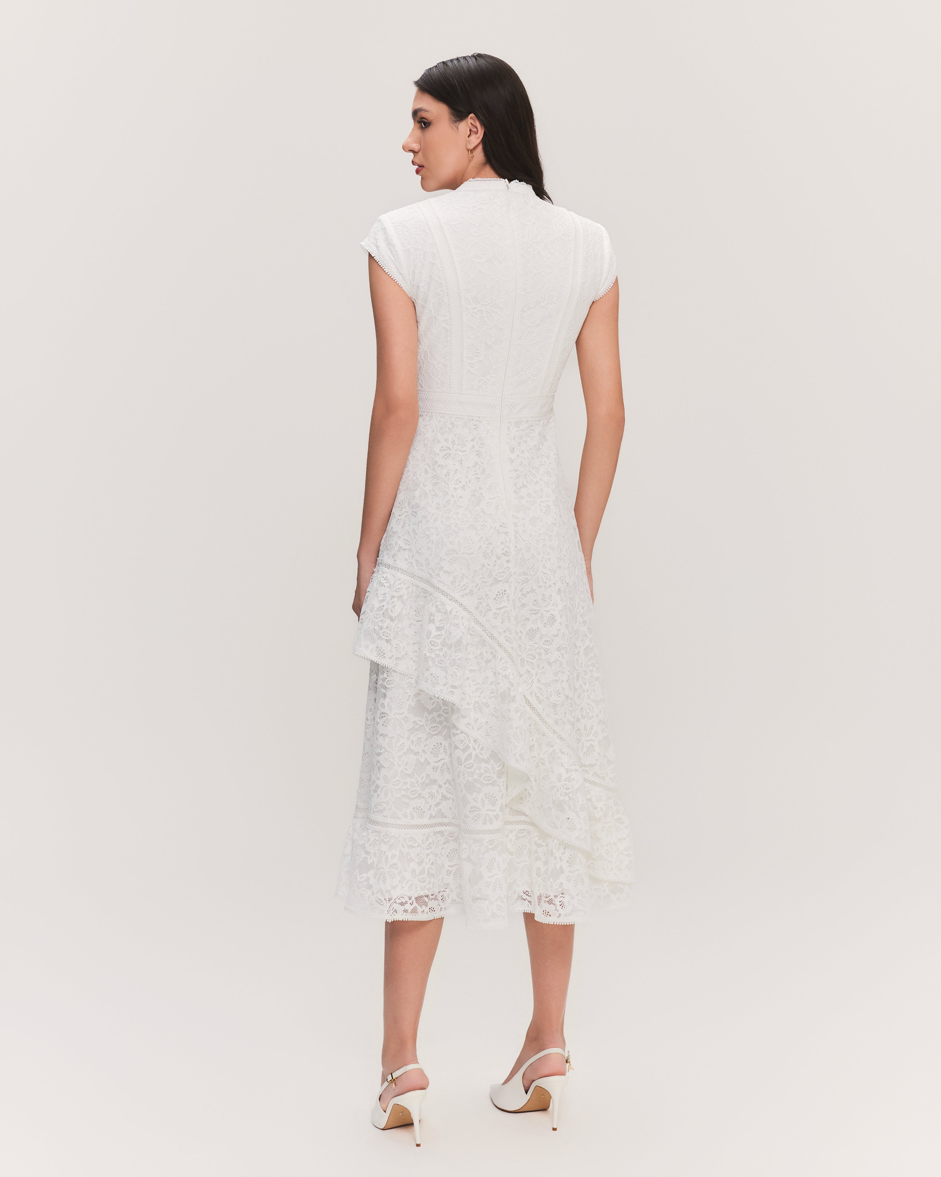VESTIDO MIDI MARINA OFF WHITE