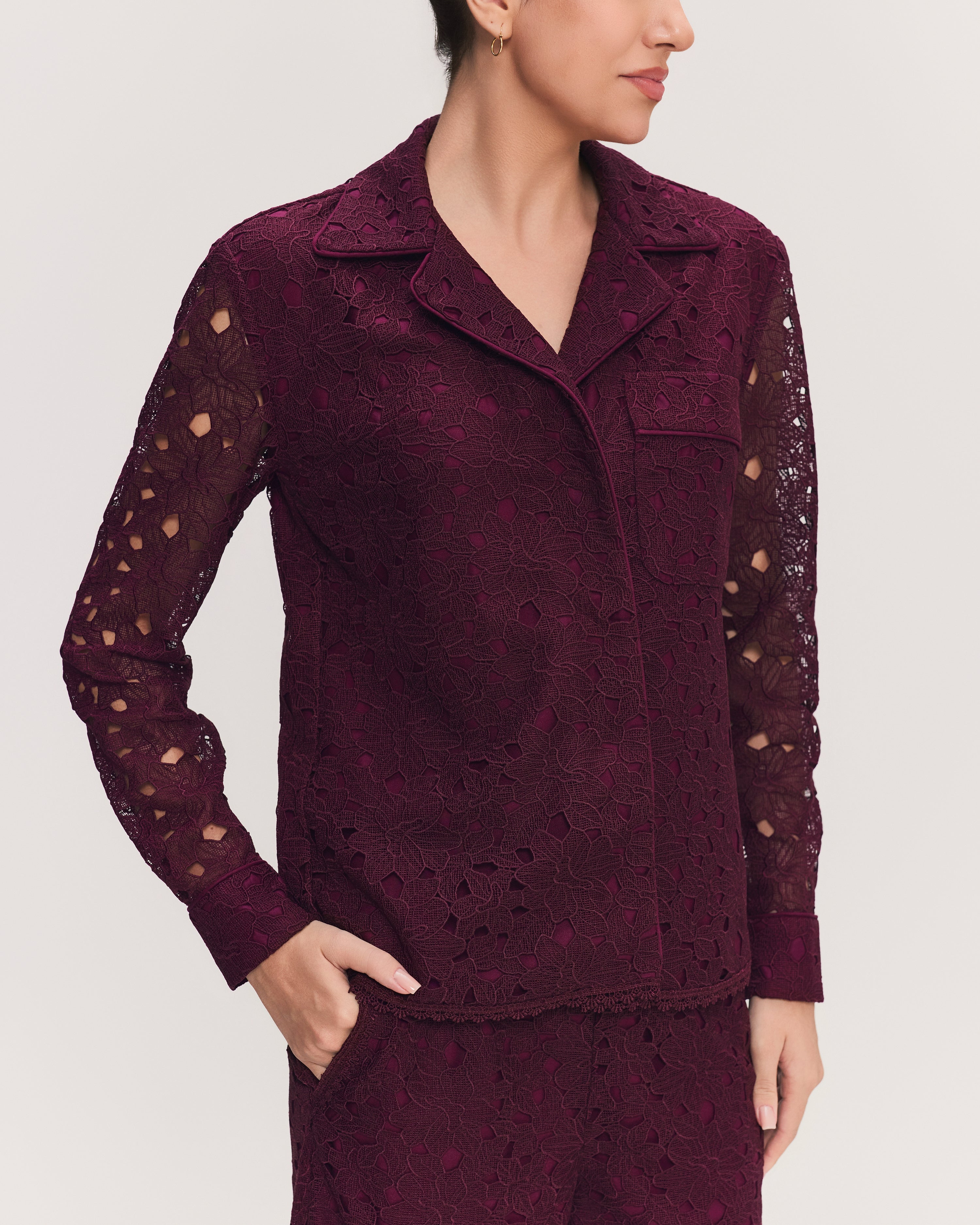 CAMISA CLARA VINO