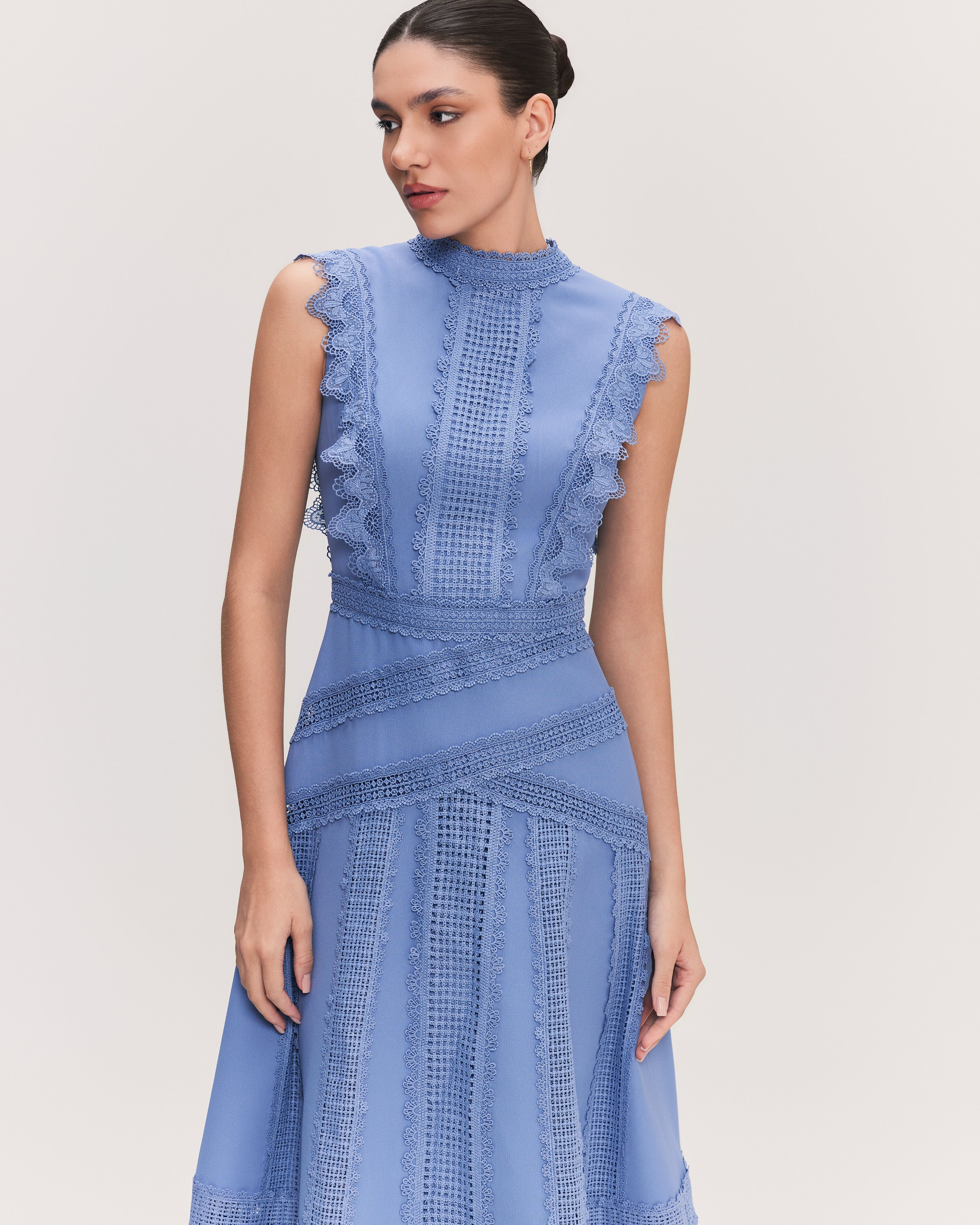 VESTIDO MIDI ISABEL AZUL BOHEMIO