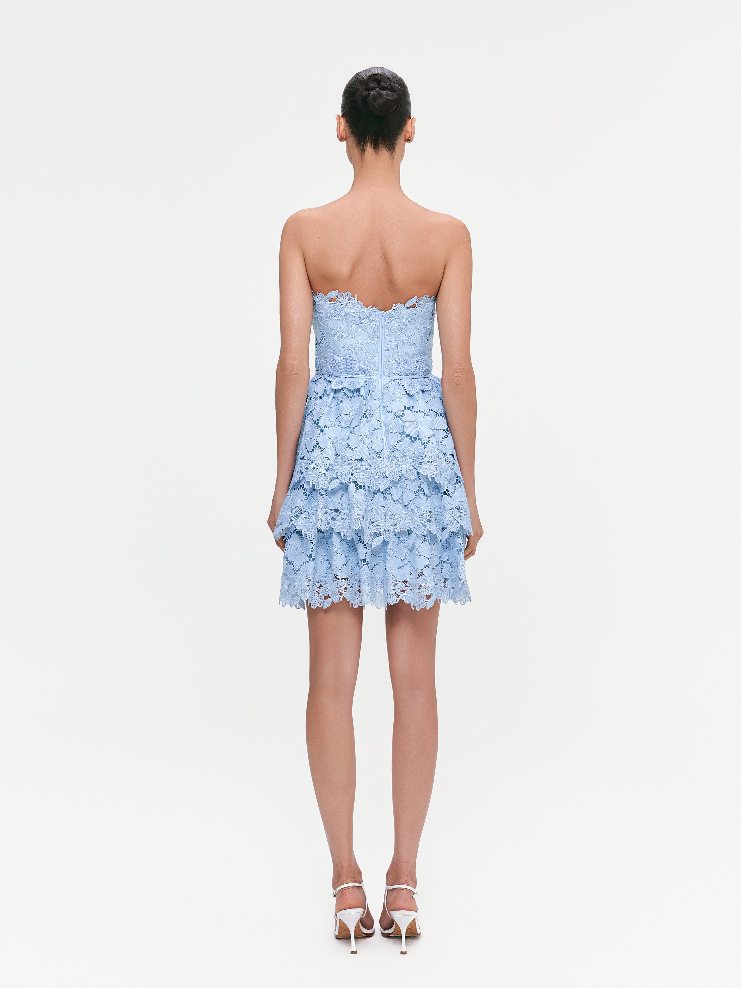 VESTIDO CURTO SHANTAL AZUL HORTENSIA