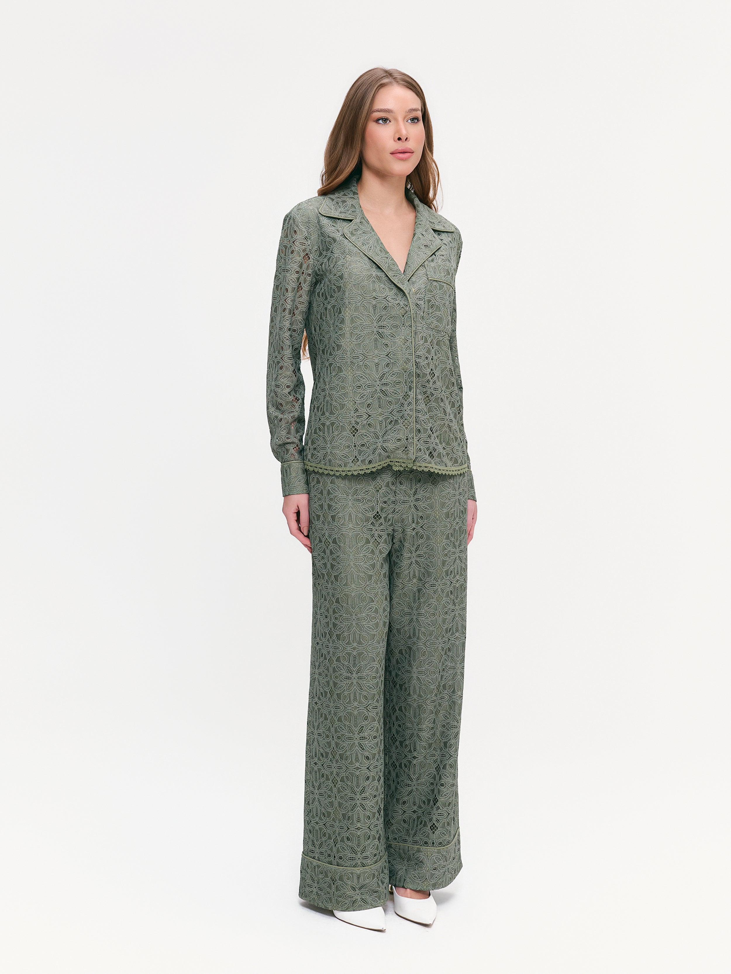 CAMISA CLARA VERDE OLIVA