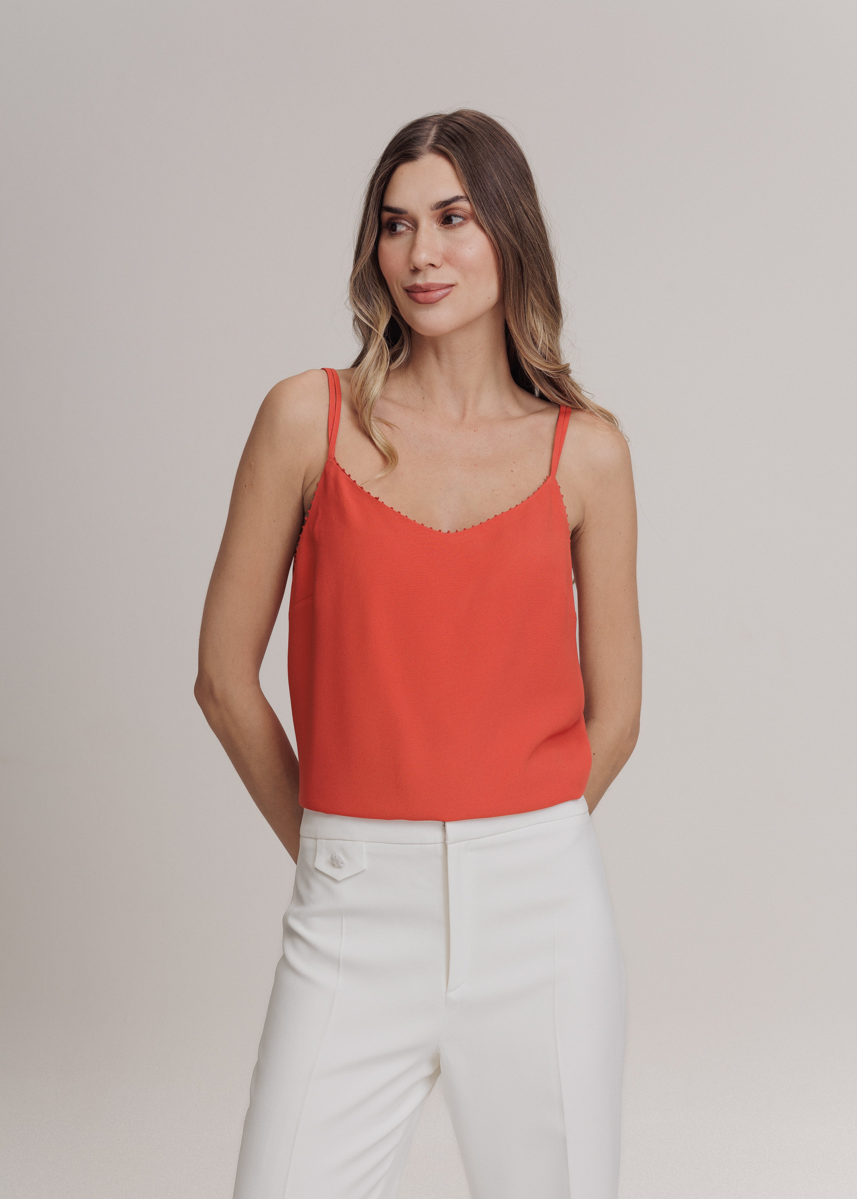 REGATA LAURA LACE PAPRICA