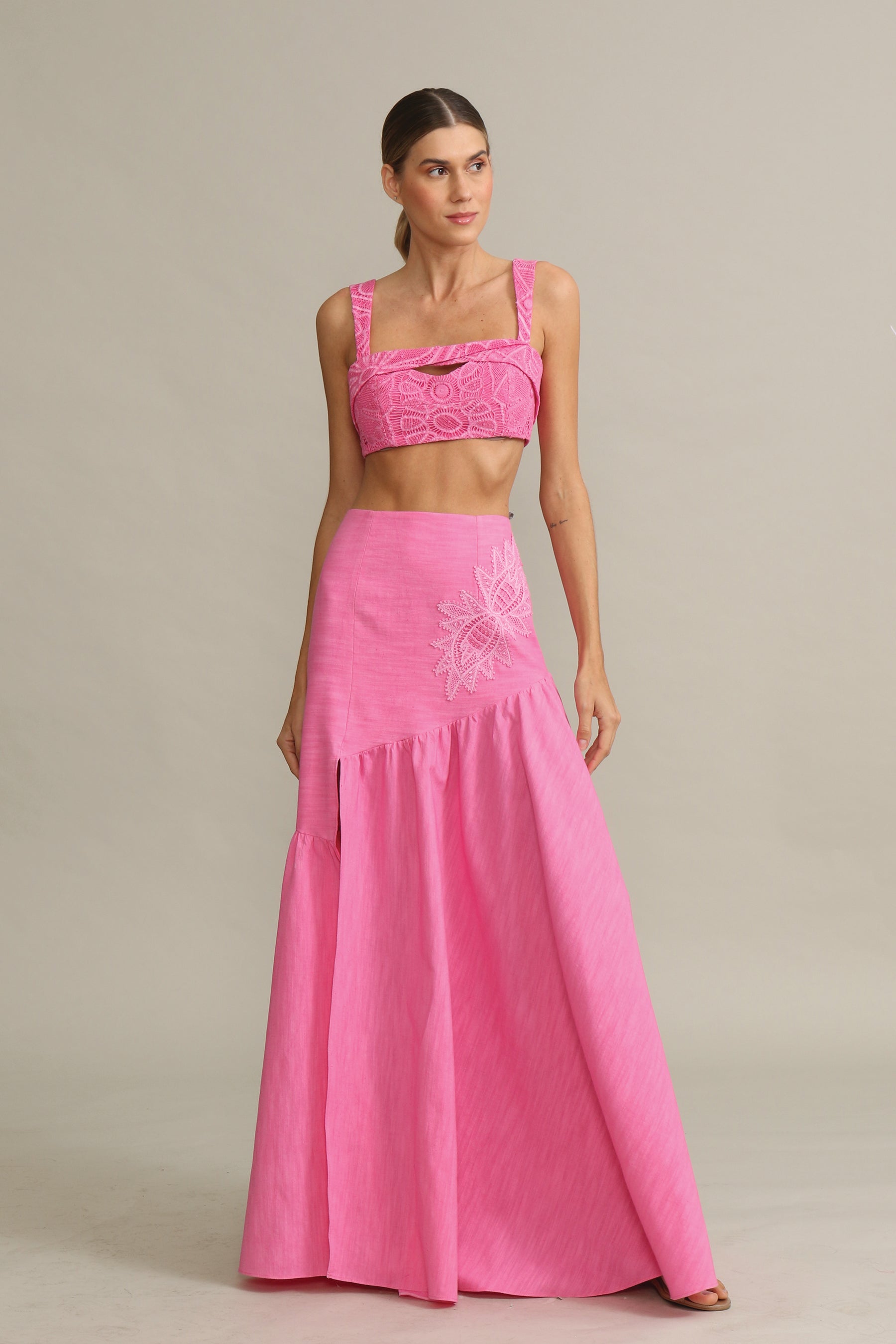 SAIA LONGA MAYA ROSA TULIPA