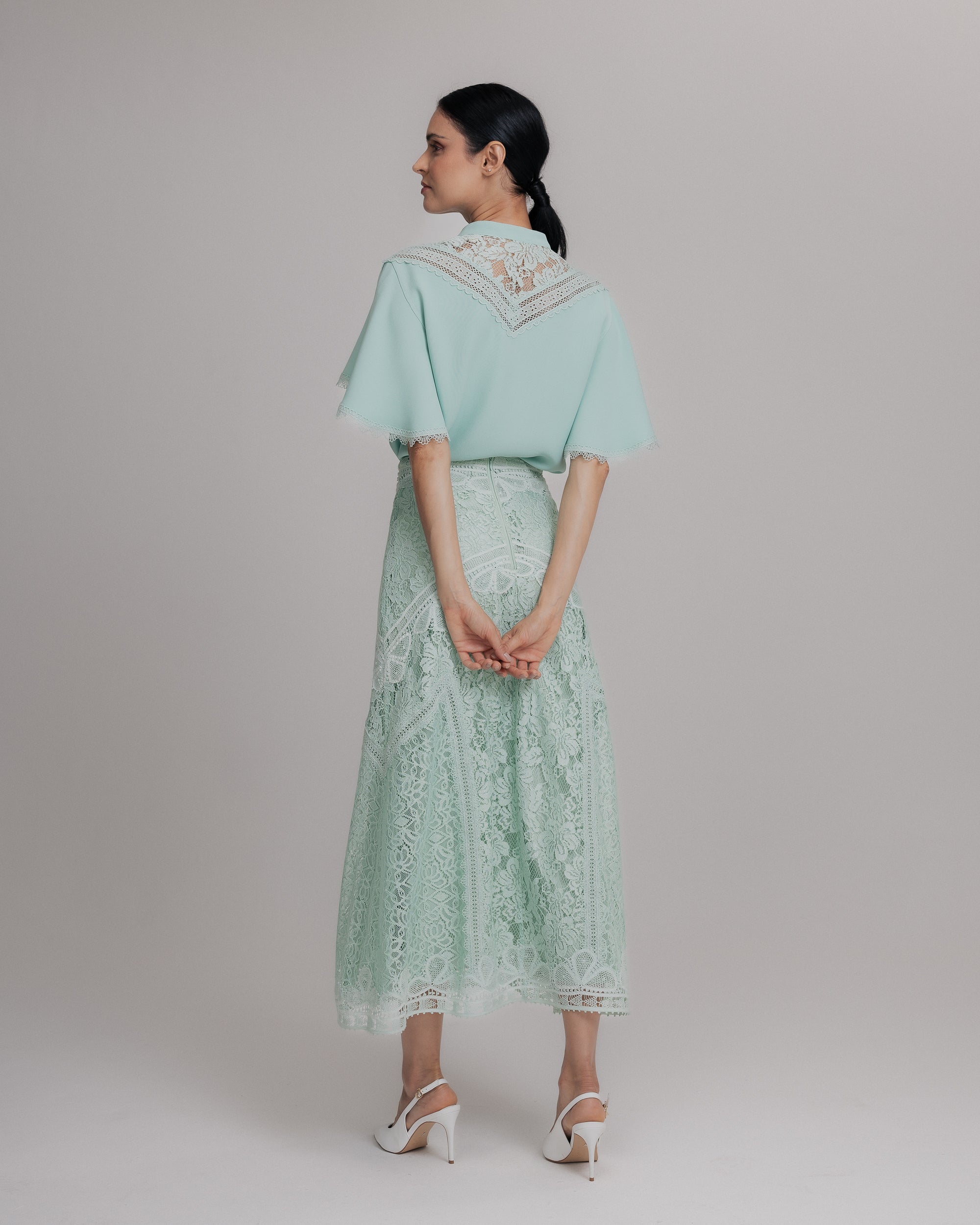 BLUSA GRETA VERDE AMALFI