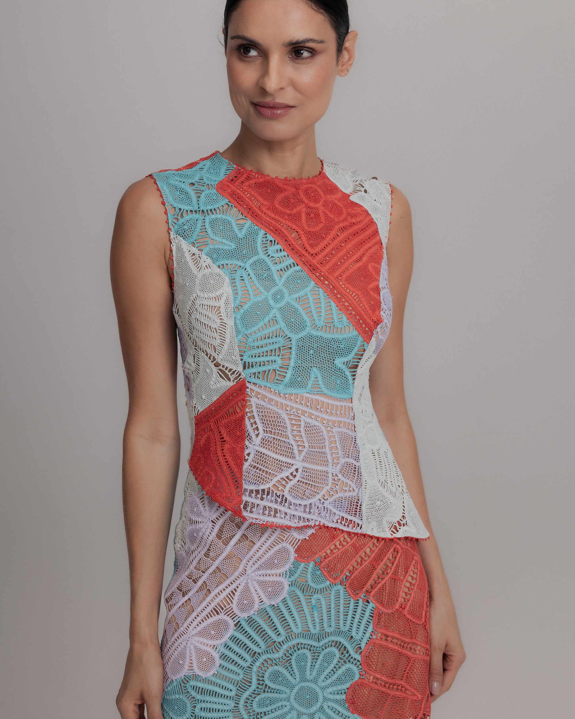BLUSA KATINHA PATCH COLORIDO PAPRICA