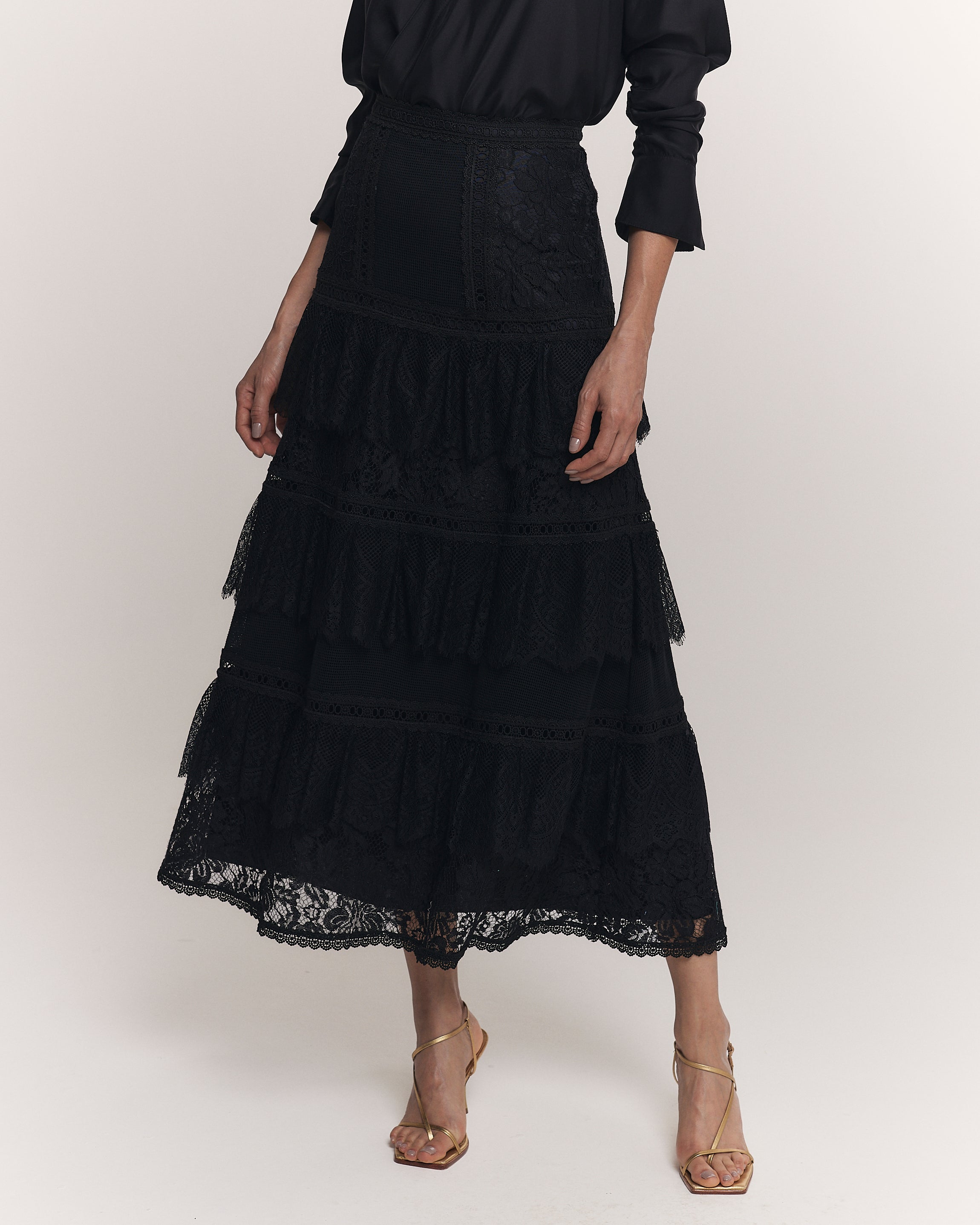 SAIA MIDI SOPHIA PRETO