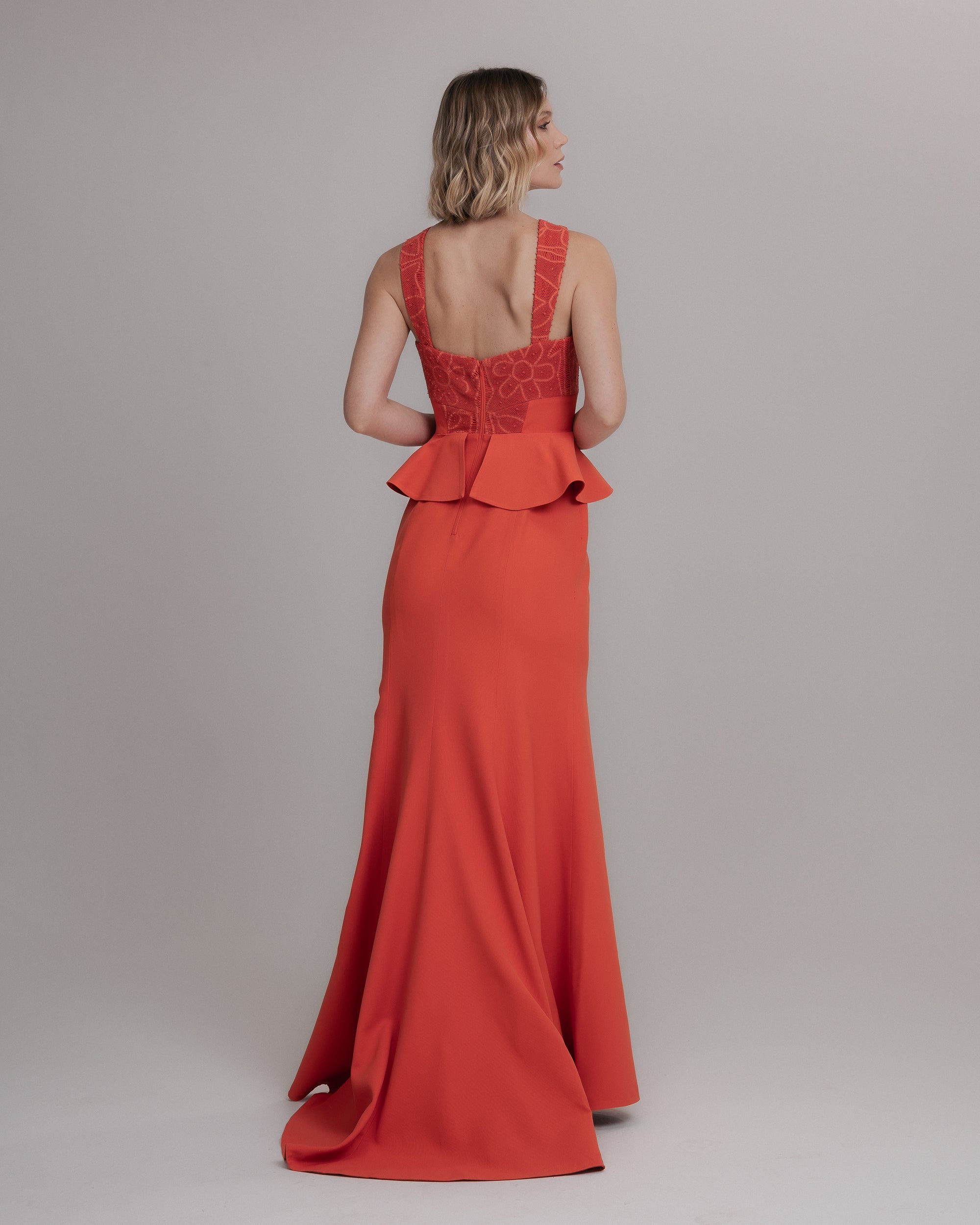 VESTIDO LONGO FELIPA PAPRICA