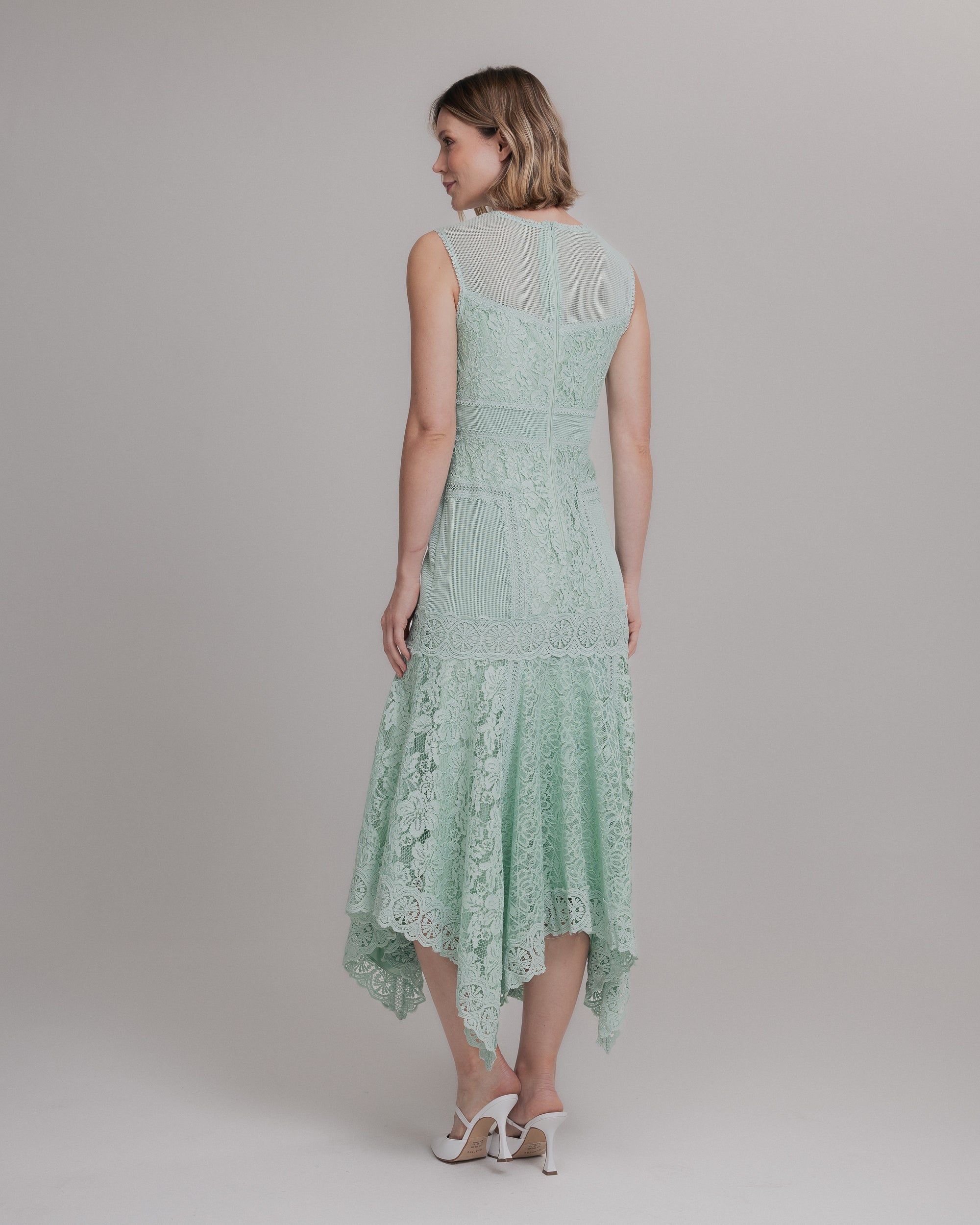 VESTIDO MIDI ELAINE VERDE AMALFI