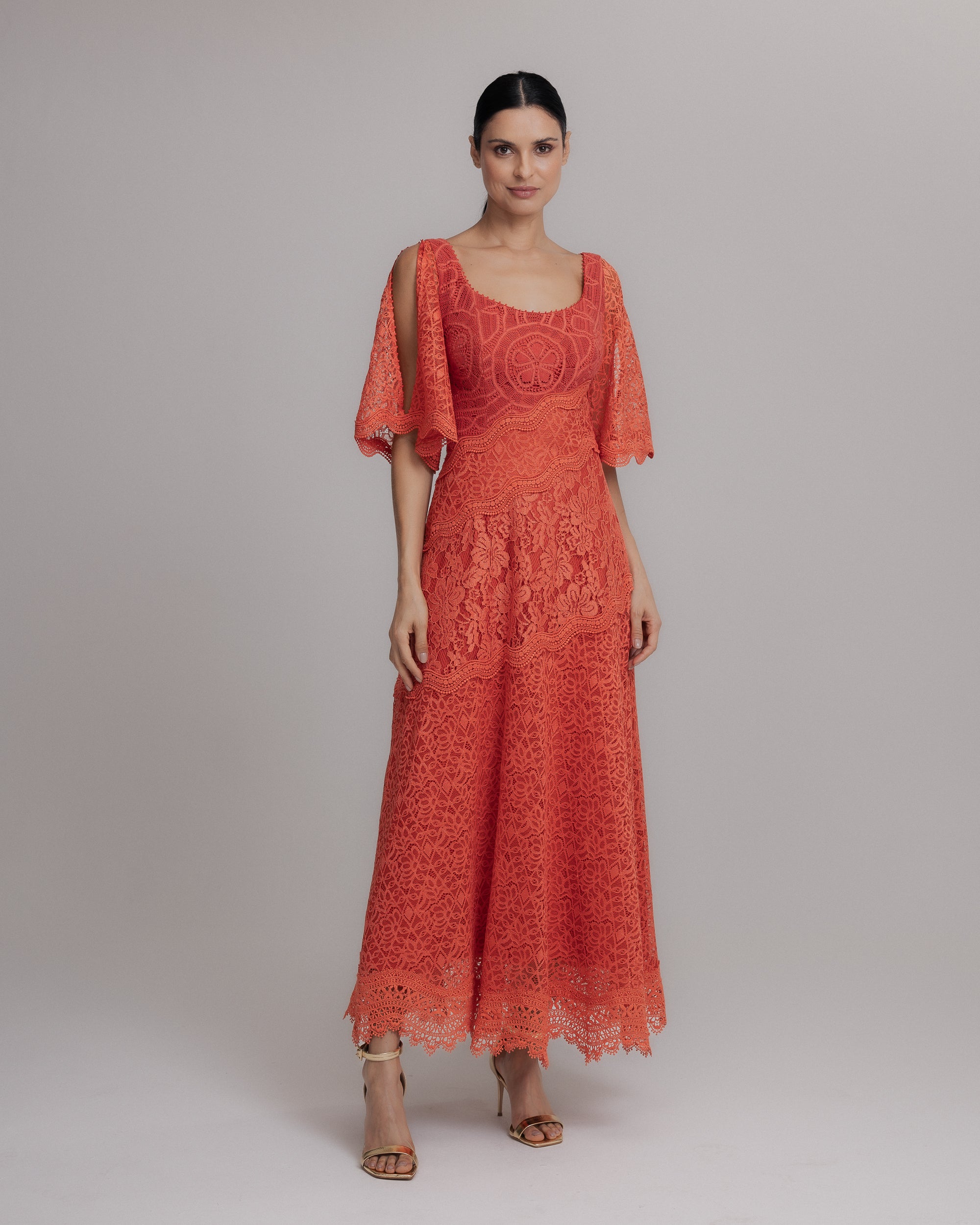 VESTIDO MIDI SAMANTHA PAPRICA