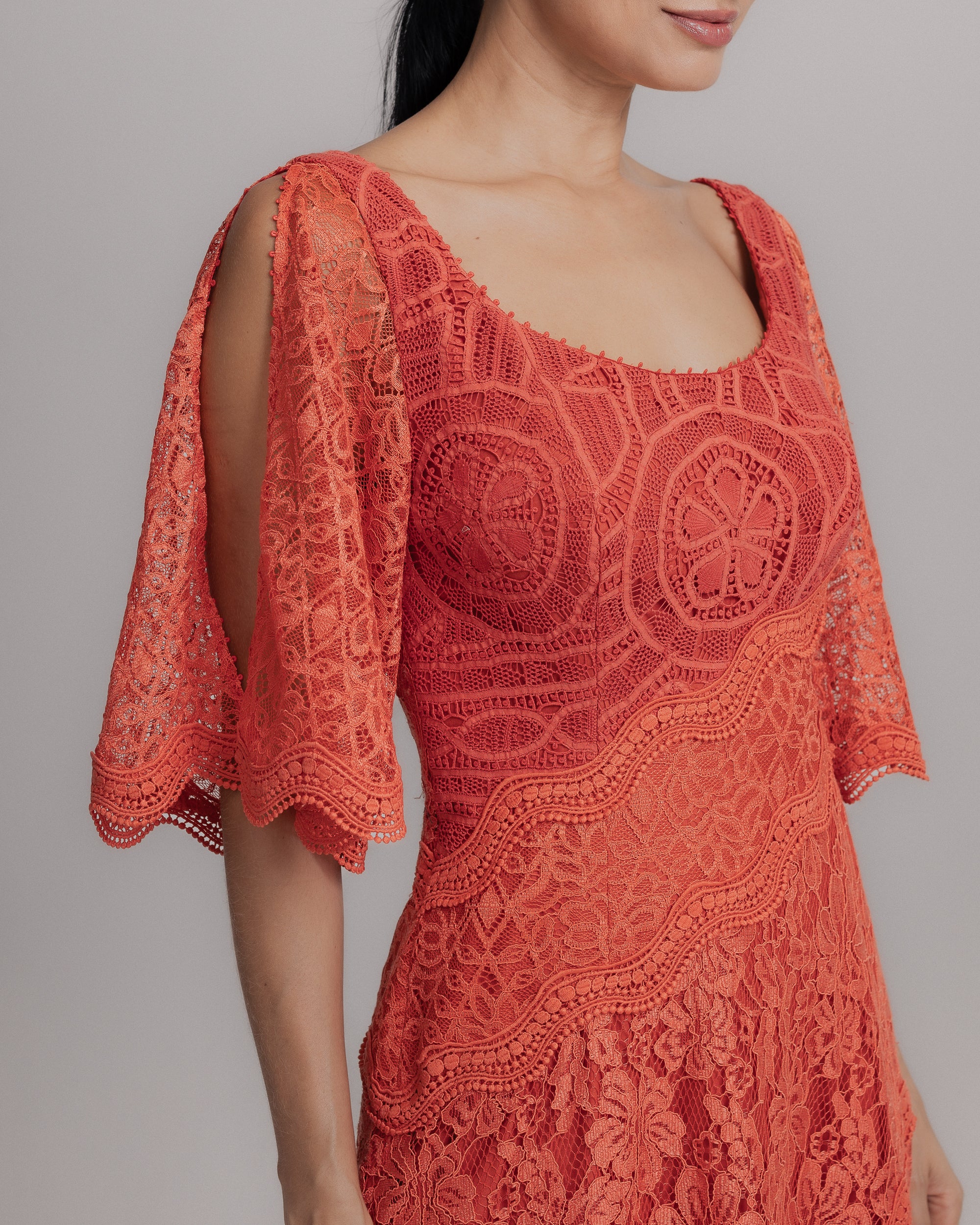 VESTIDO MIDI SAMANTHA PAPRICA