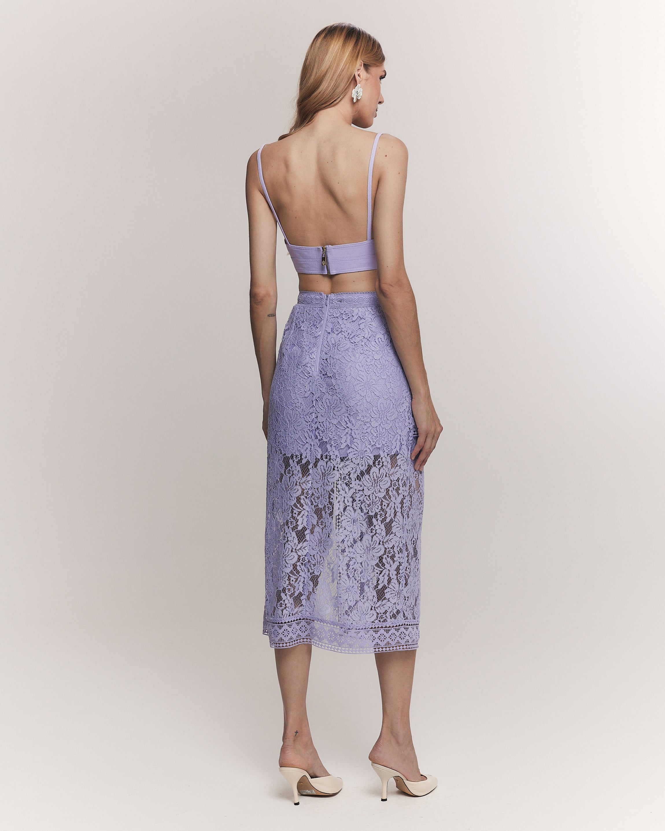 SAIA MIDI CLARA LILAS VERBENA