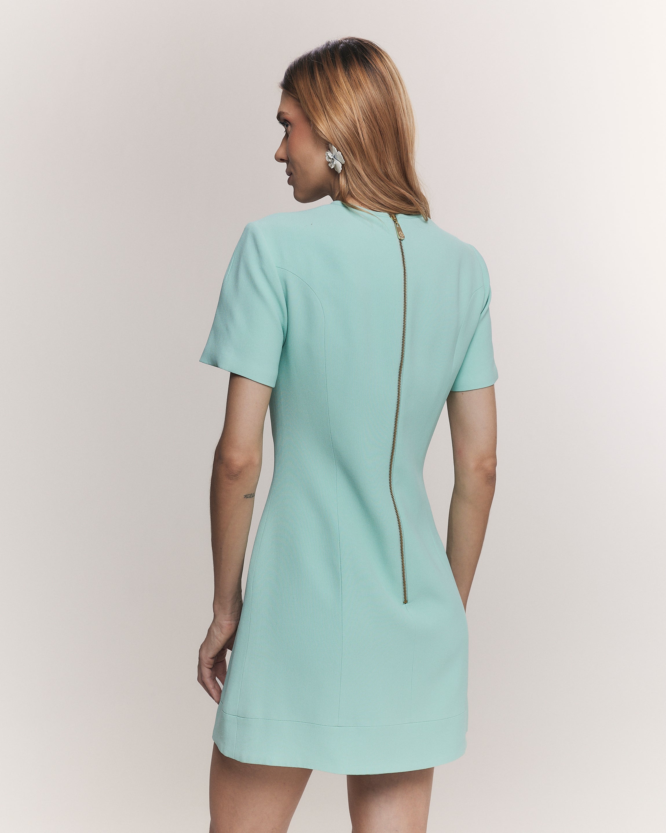 VESTIDO CURTO ZOE VERDE AMALFI
