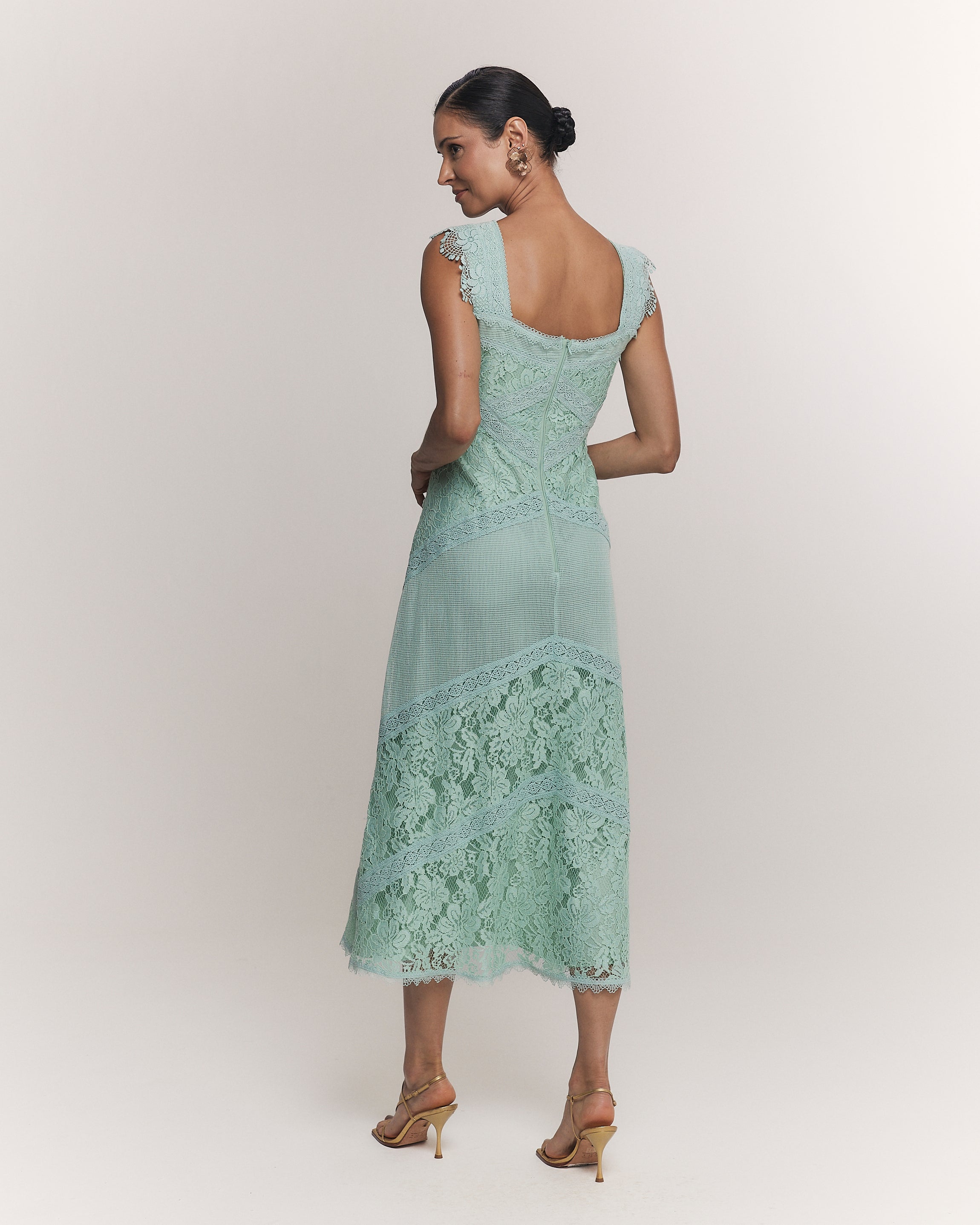 VESTIDO MIDI JULIA VERDE AMALFI