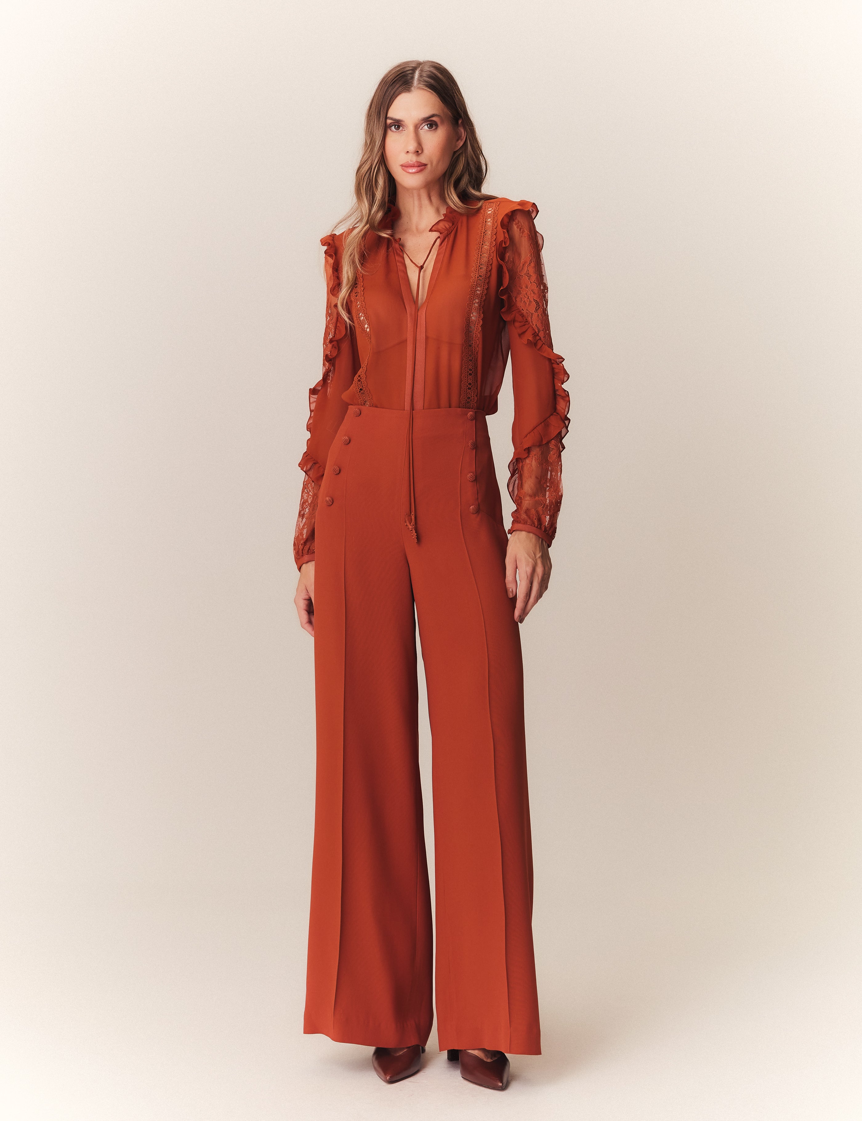 CALÇA ANTONIA URUCUM