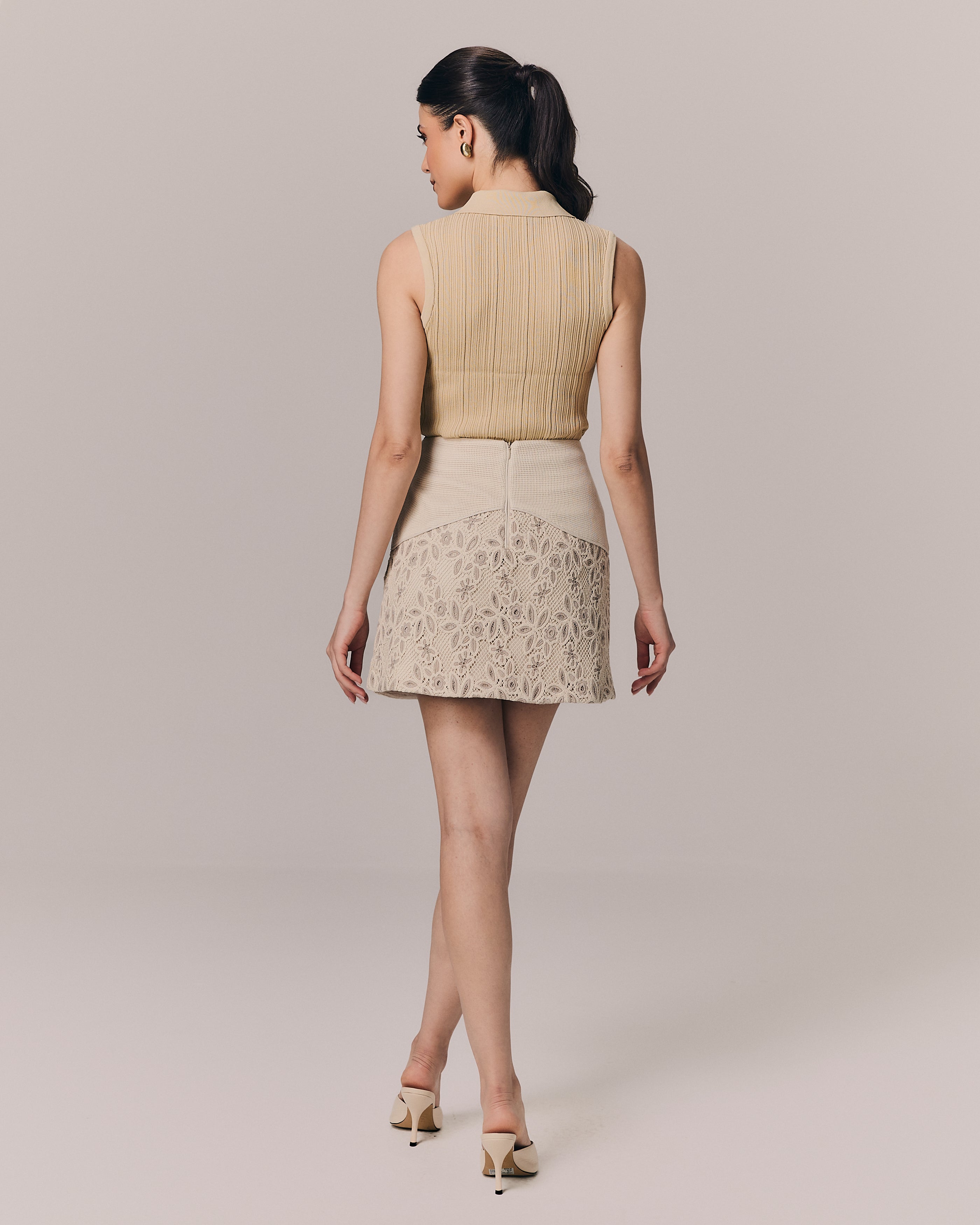 REGATA TATI TRICOT BEGE