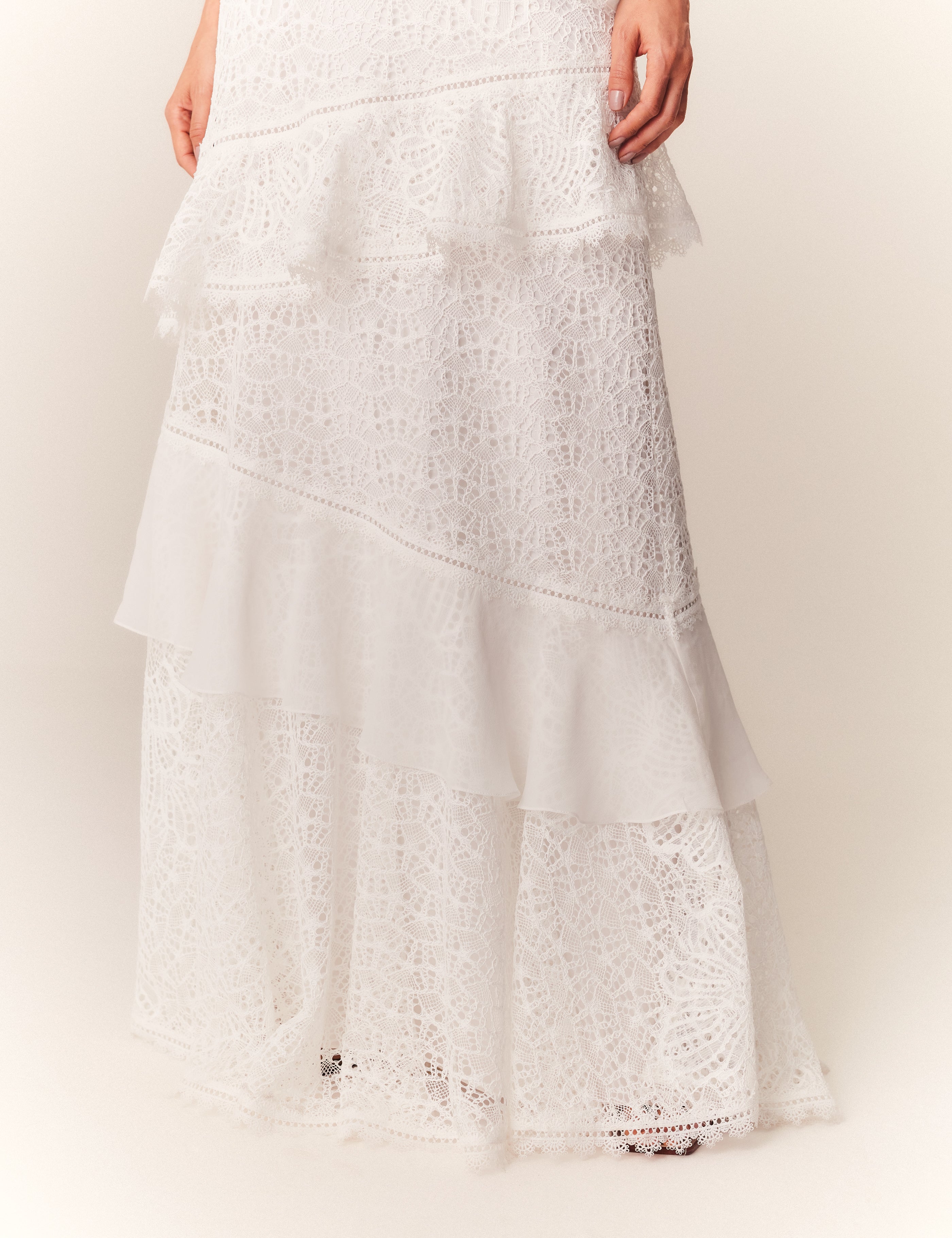 VESTIDO LONGO INGRID OFF WHITE