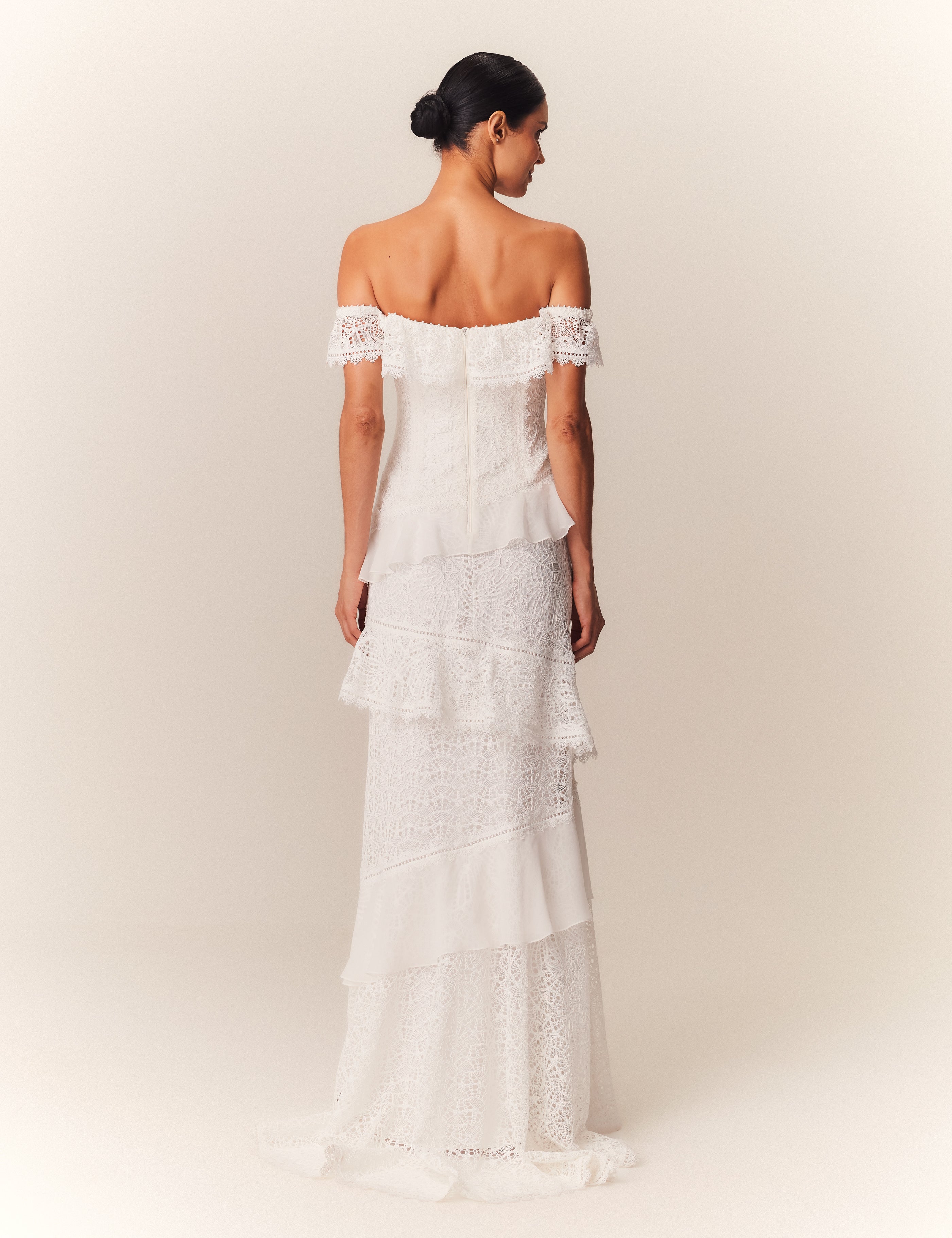 VESTIDO LONGO INGRID OFF WHITE