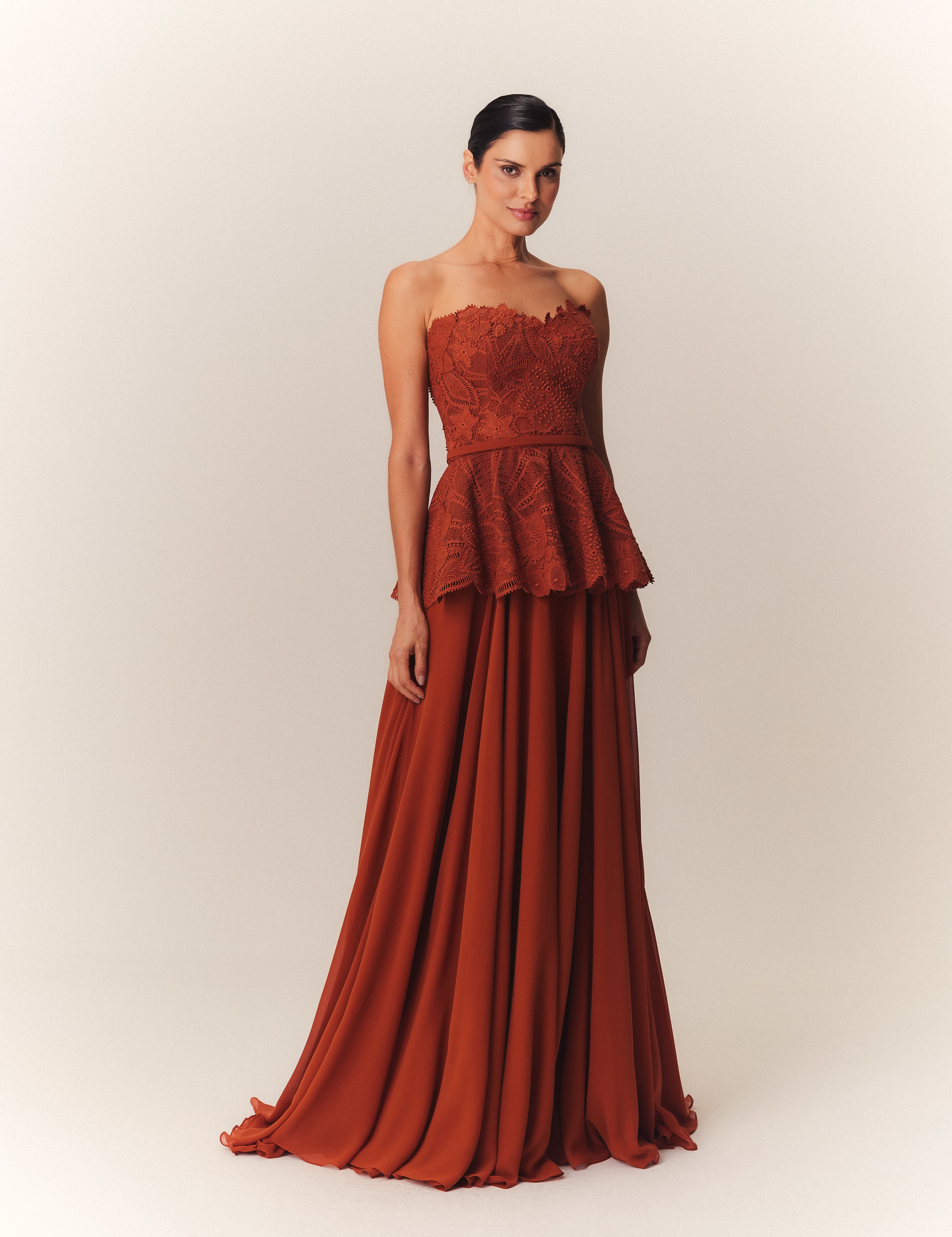 VESTIDO LONGO CRISTAL URUCUM