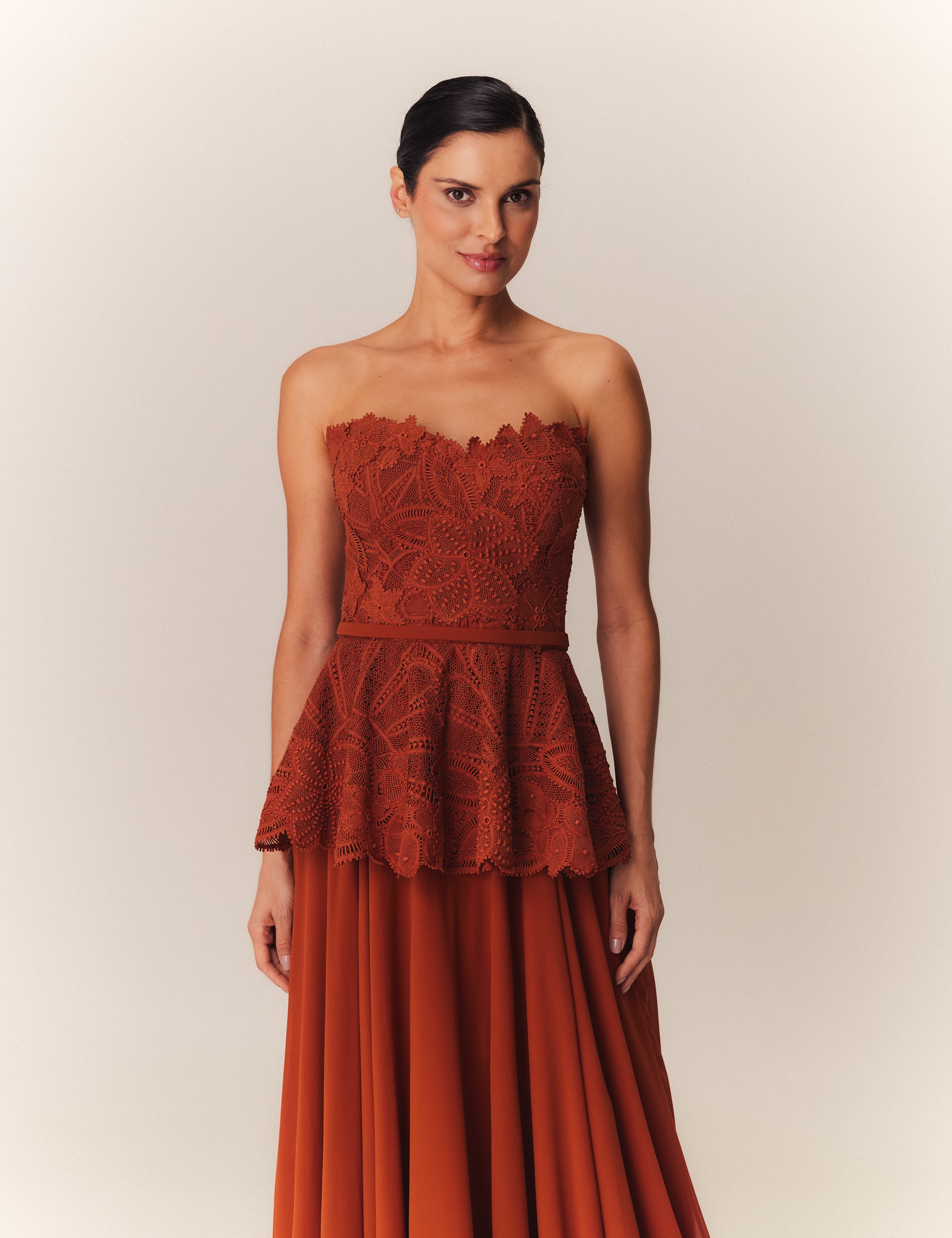 VESTIDO LONGO CRISTAL URUCUM