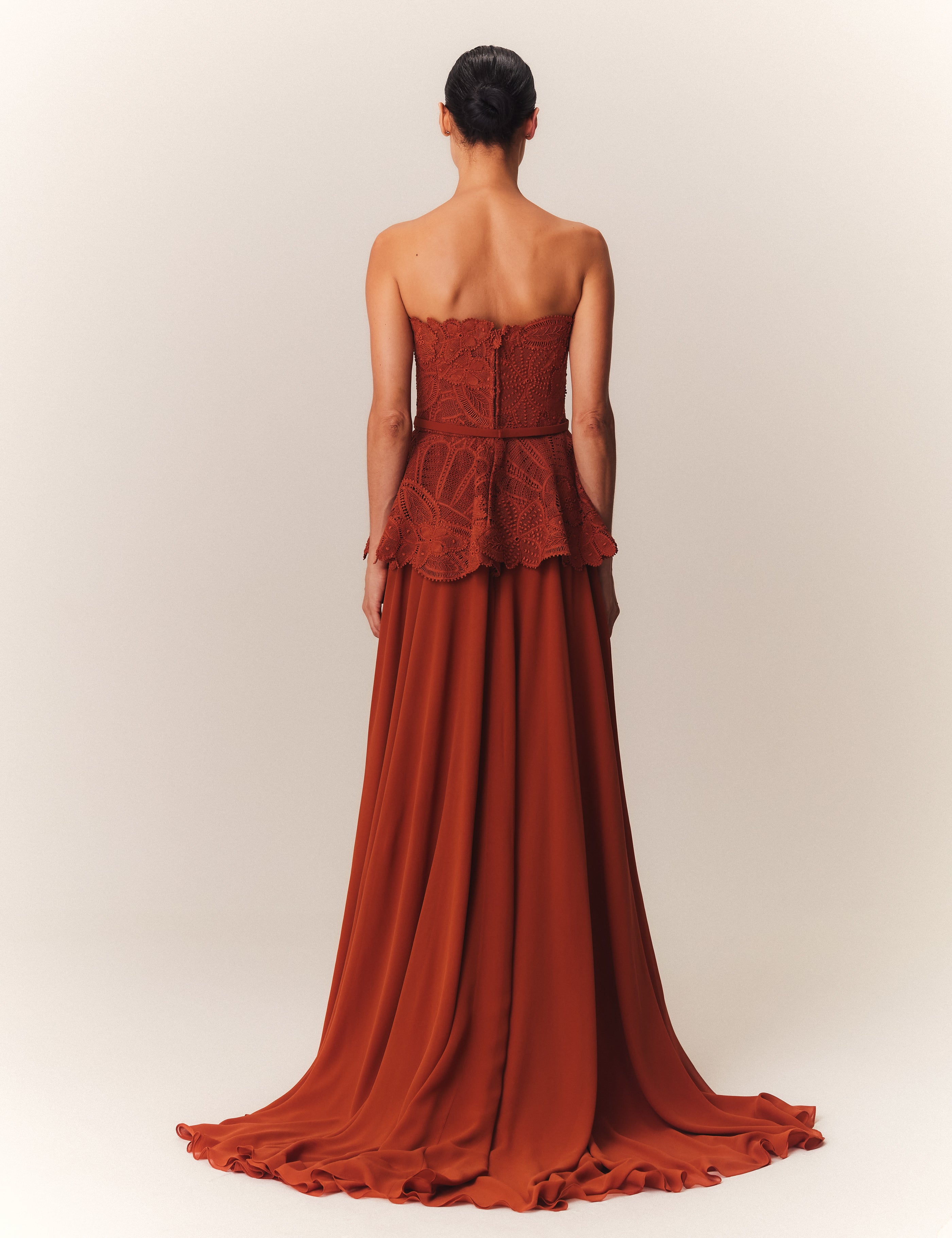 VESTIDO LONGO CRISTAL URUCUM