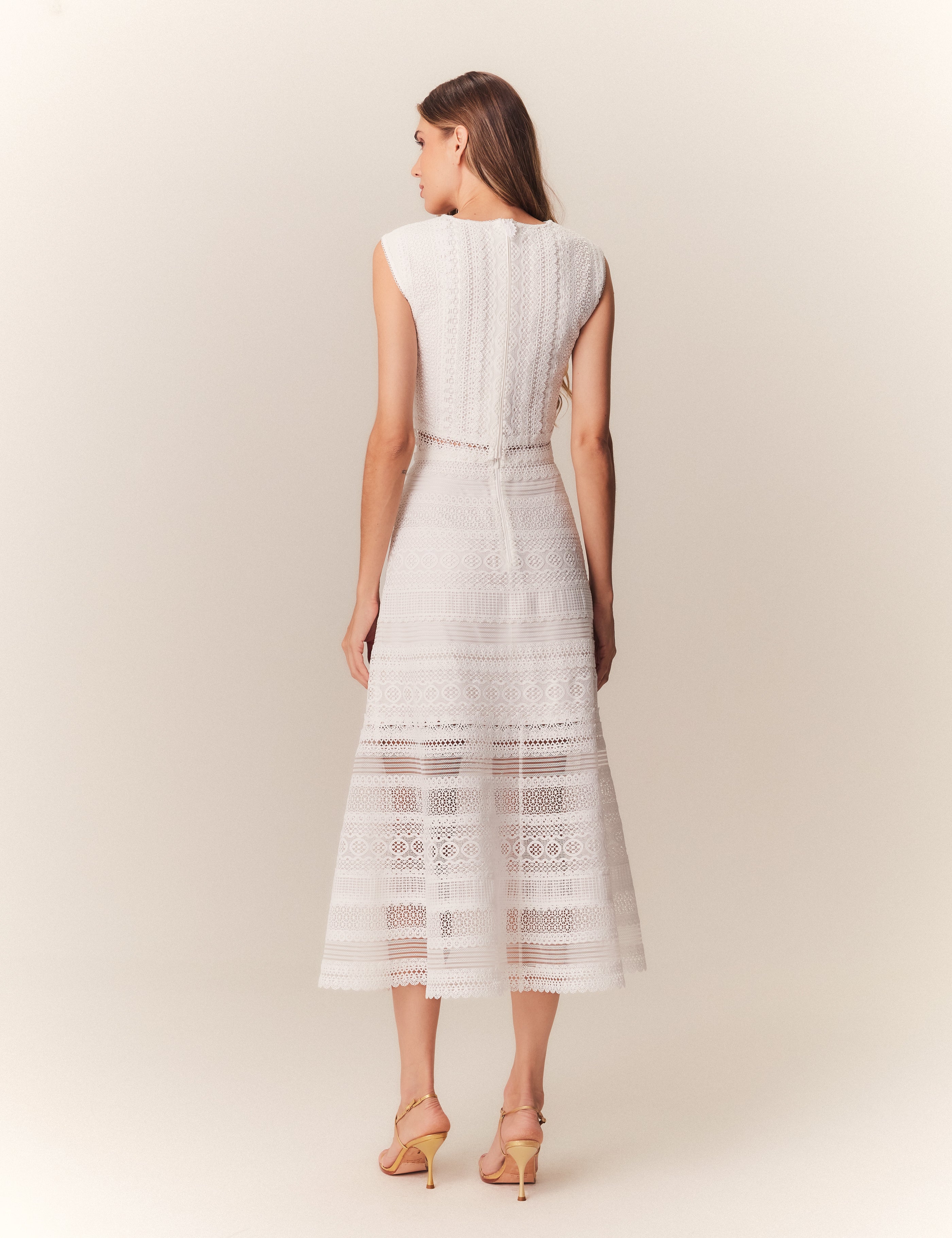 SAIA MIDI VIC OFF WHITE