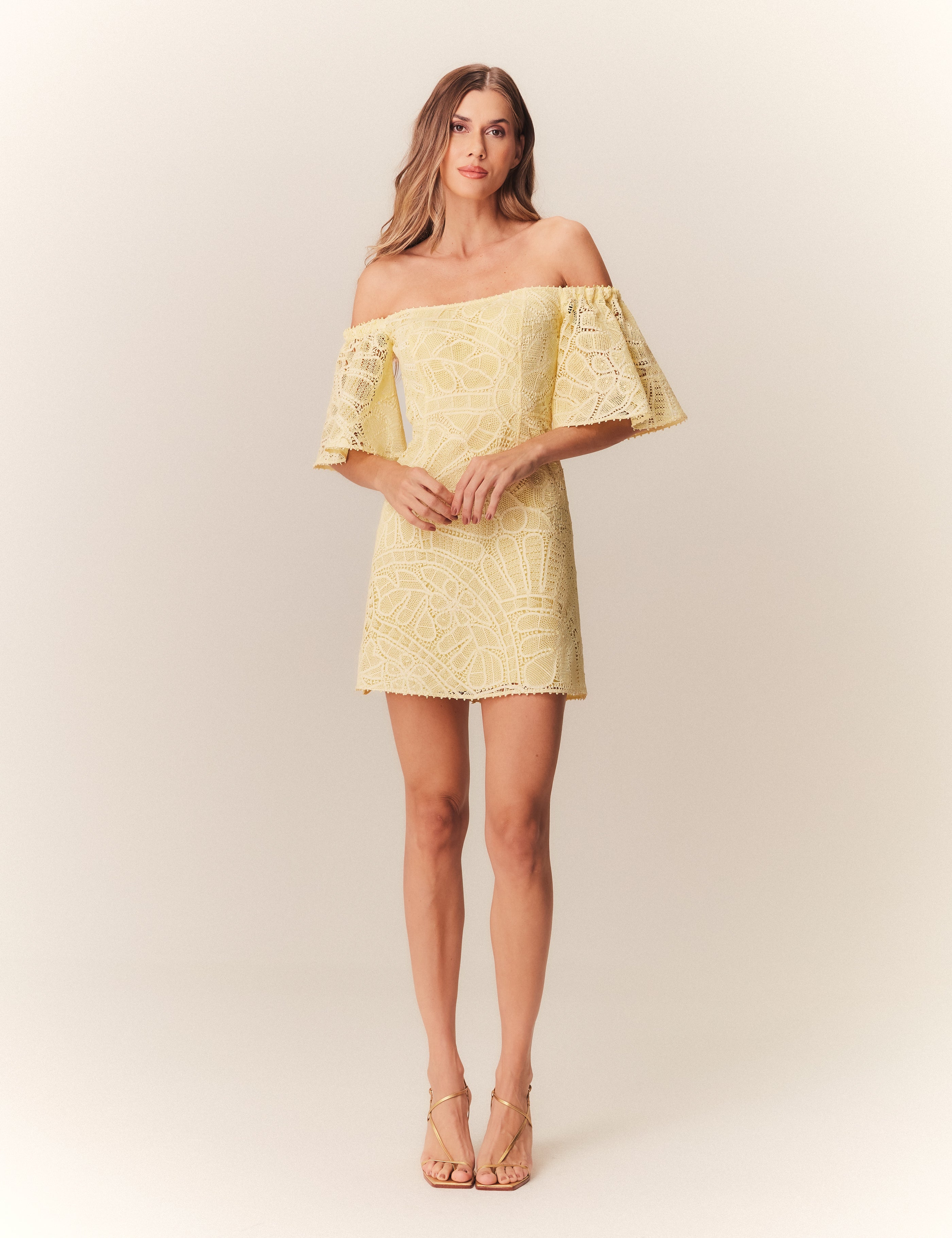 VESTIDO CURTO DANI AMARELO CANARIO