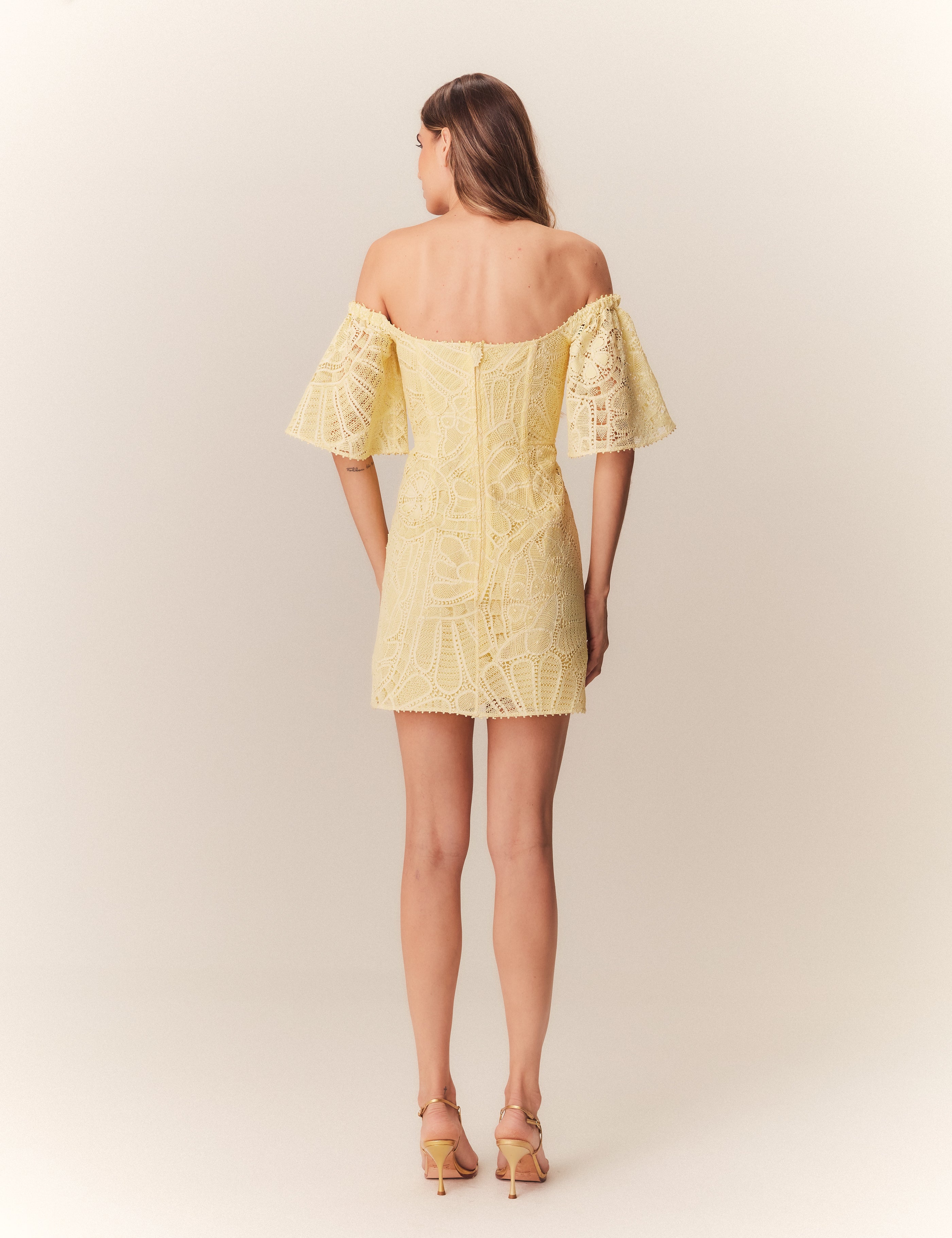 VESTIDO CURTO DANI AMARELO CANARIO