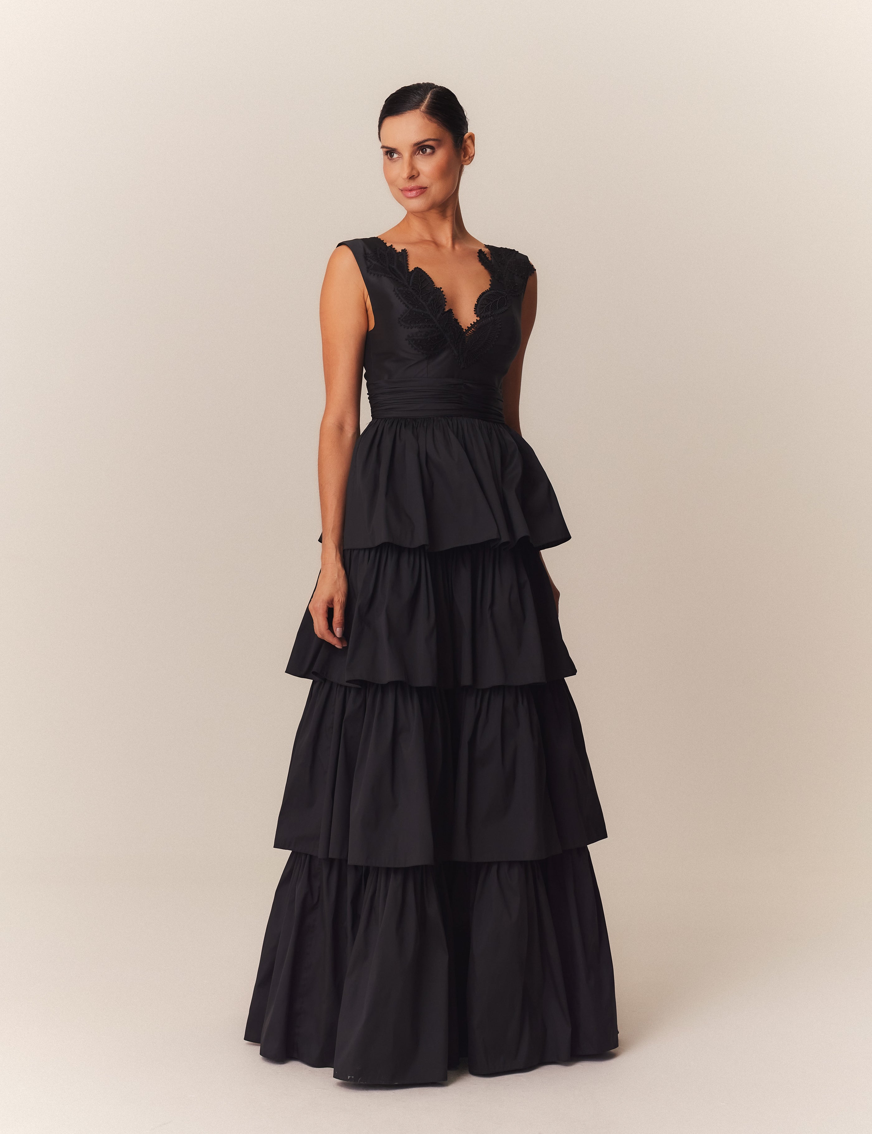 VESTIDO LONGO AMANDA PRETO